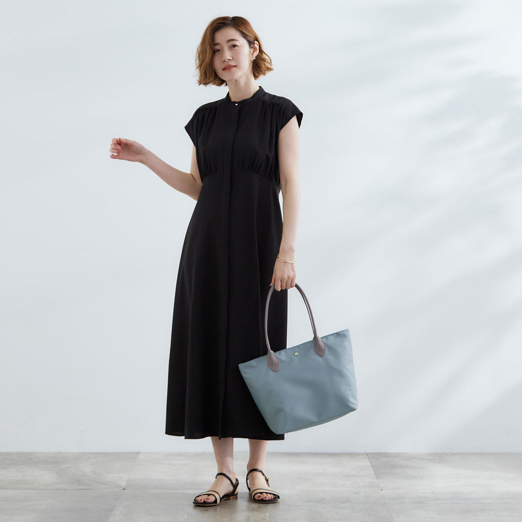 grove「【撥水・軽量】シンプルキャリーオントート」|トートバッグ|