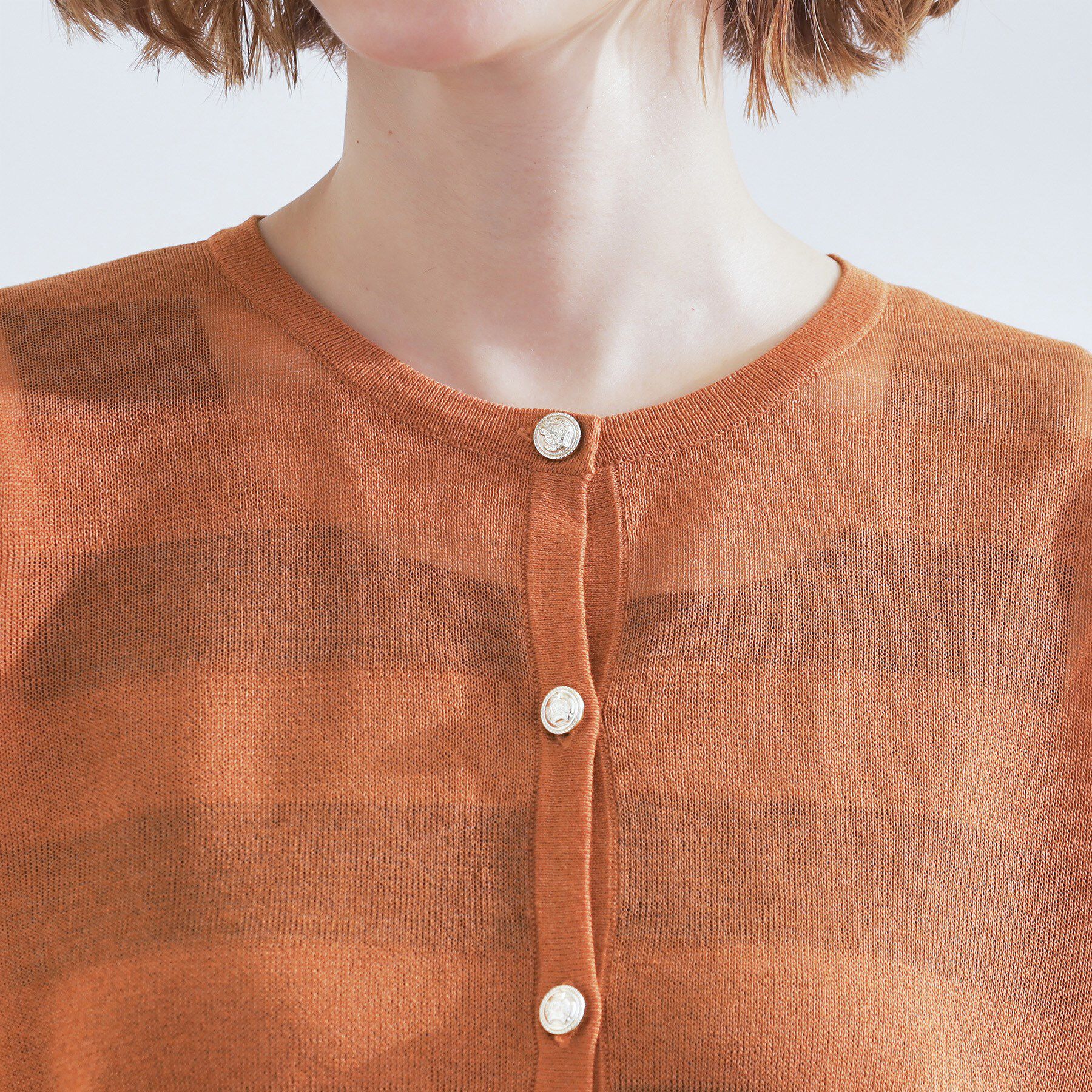 grove「シアーボーダーカーディガン」|カーディガン|