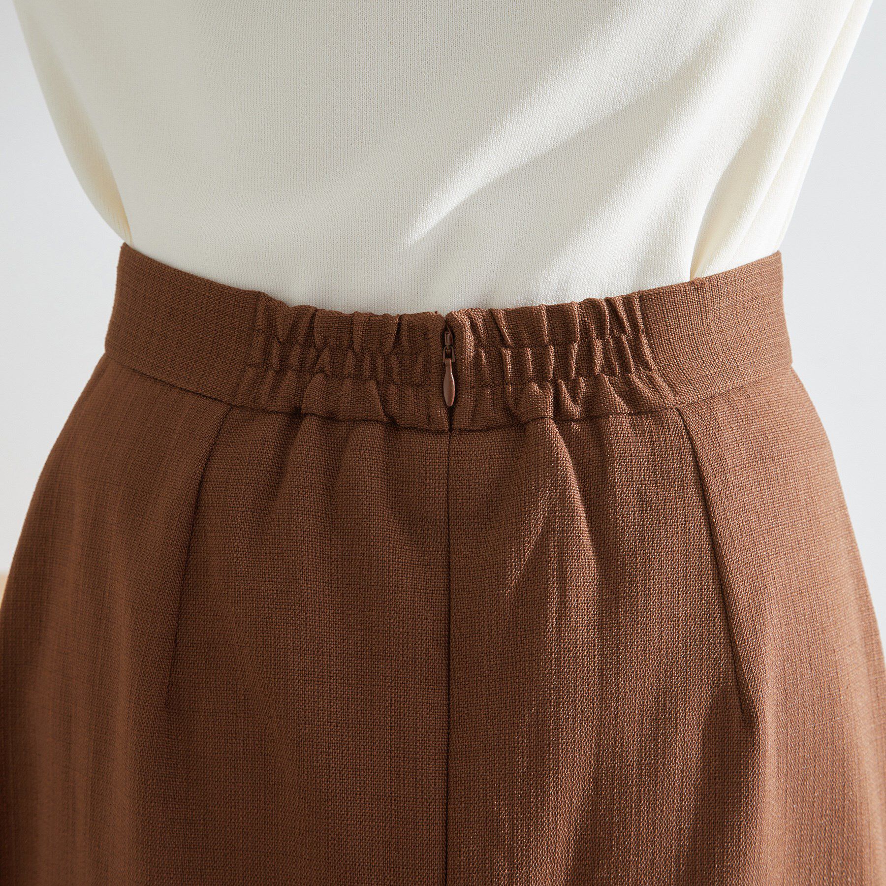 grove「秋先取り　フラップポケットラップスカート」|スカート|