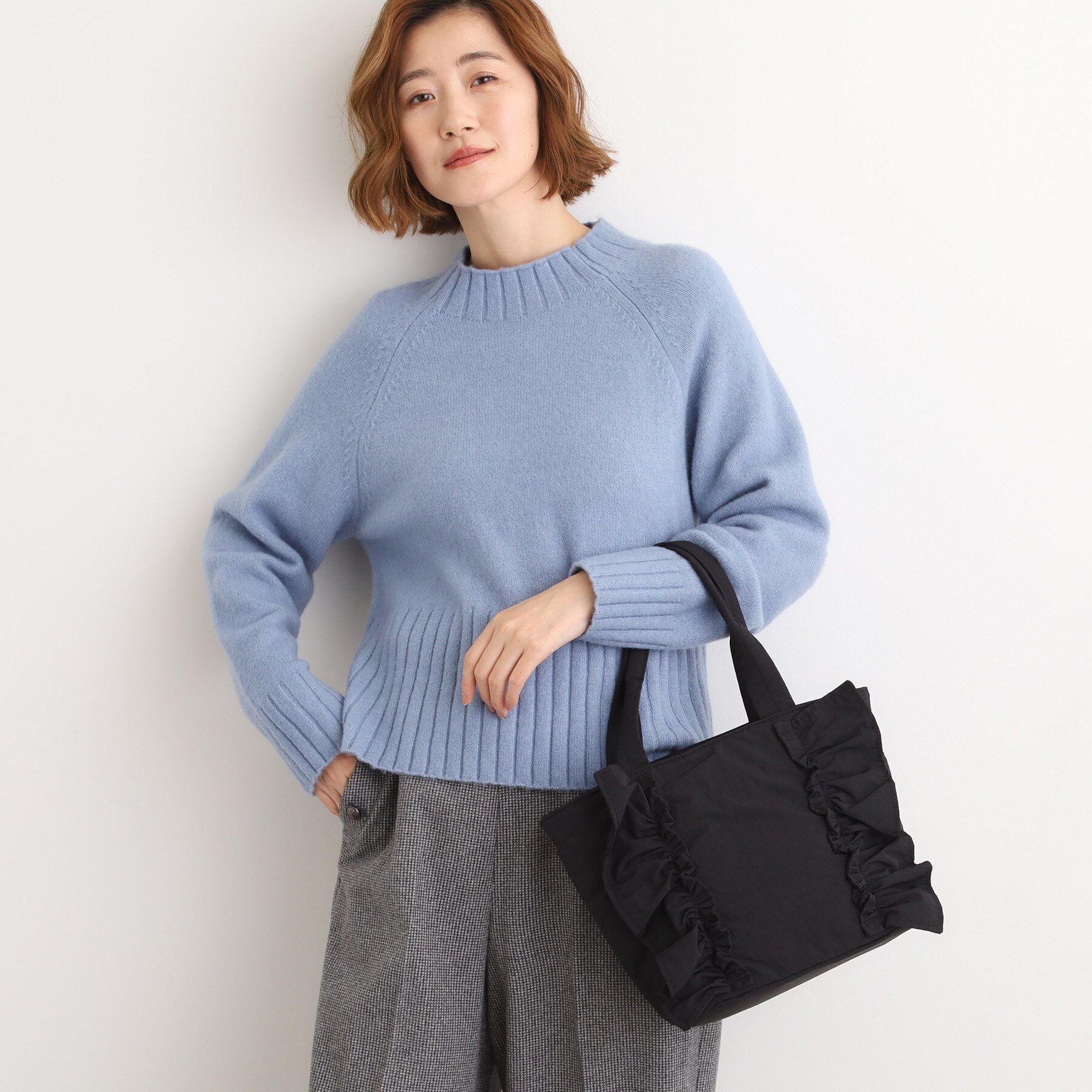 grove「【撥水】縦フリル2WAYトート」|トートバッグ|