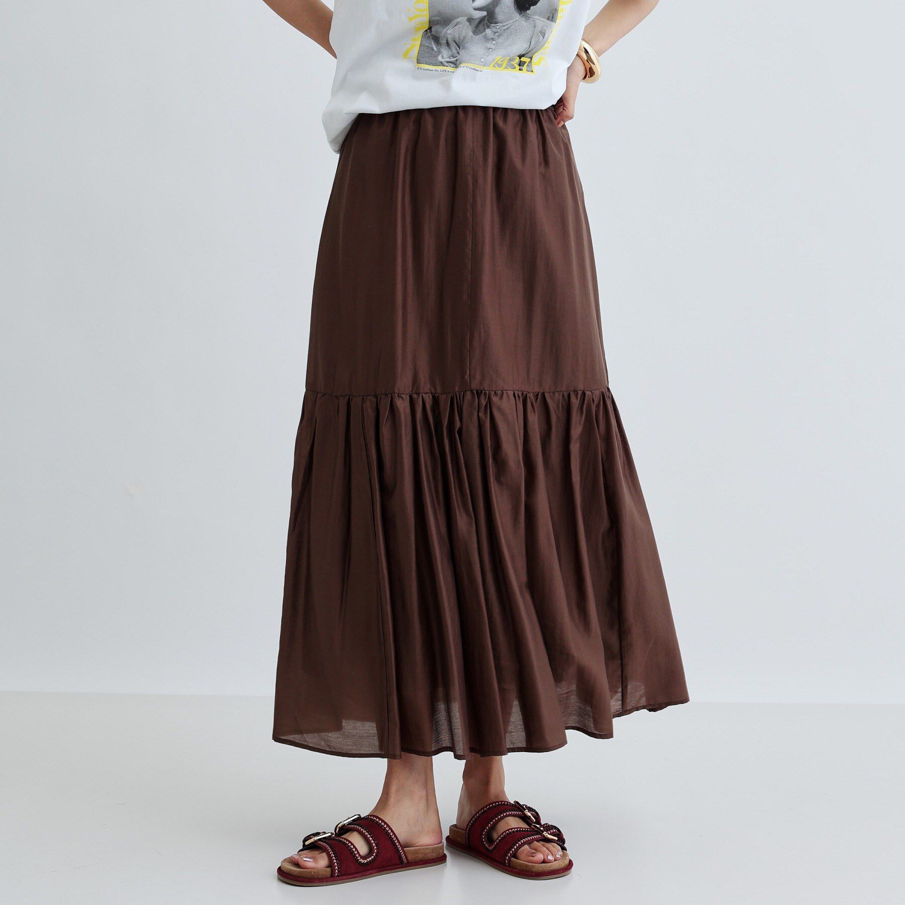 GALLEST「ティアードボイルスカート」|スカート|