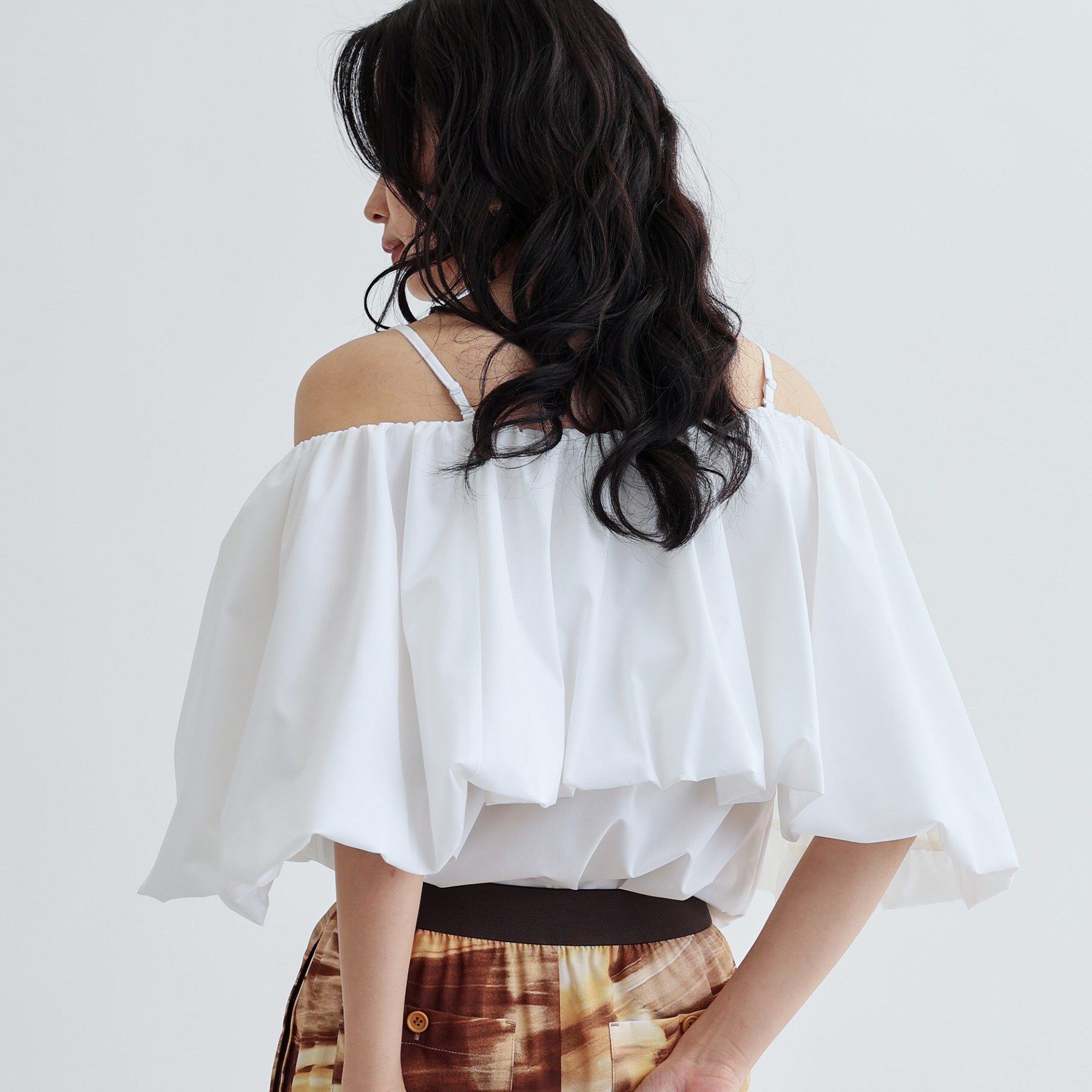 GALLEST「ボリュームオフショルブラウス」|シャツ・ブラウス|