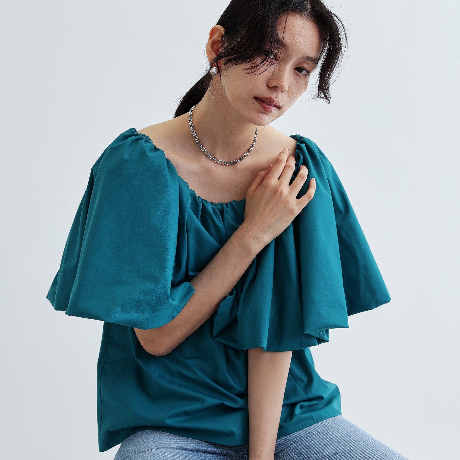 GALLEST「ボリュームオフショルブラウス」|シャツ・ブラウス|
