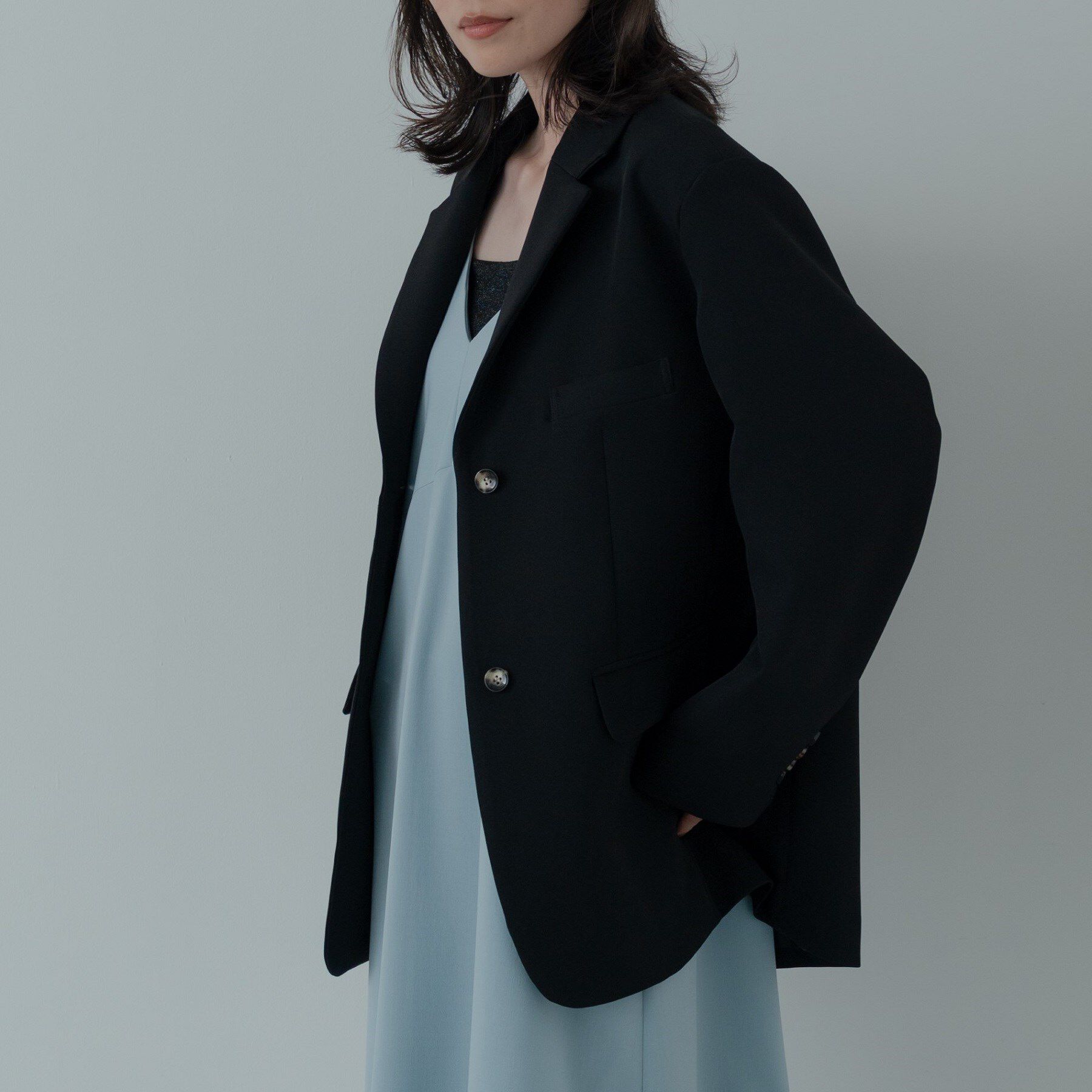GALLEST「ダブルクロスオーバージャケット」|テーラードジャケット|