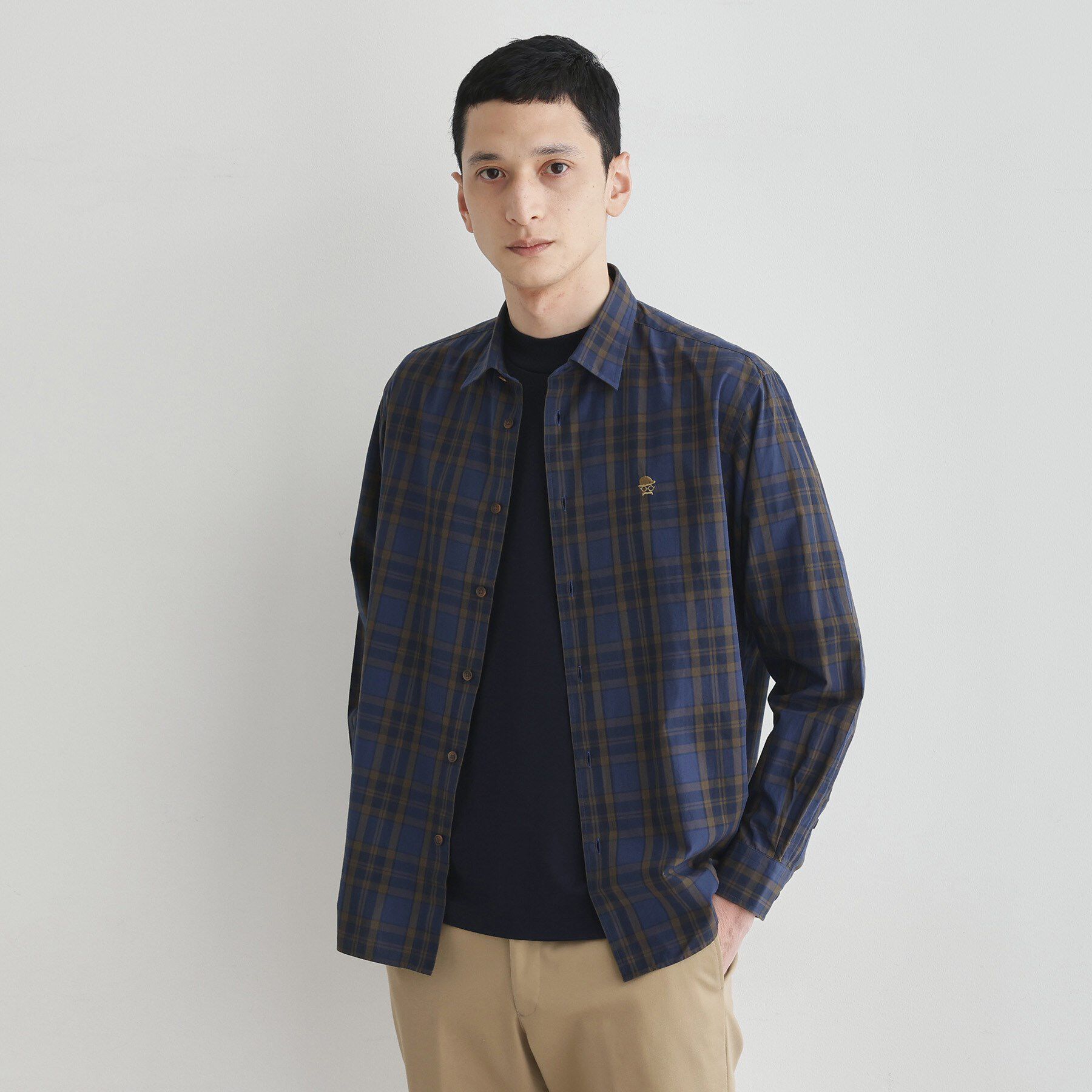 TAKEO KIKUCHI「【LIMITED】ダークチェック長袖シャツ」|シャツ・ブラウス|