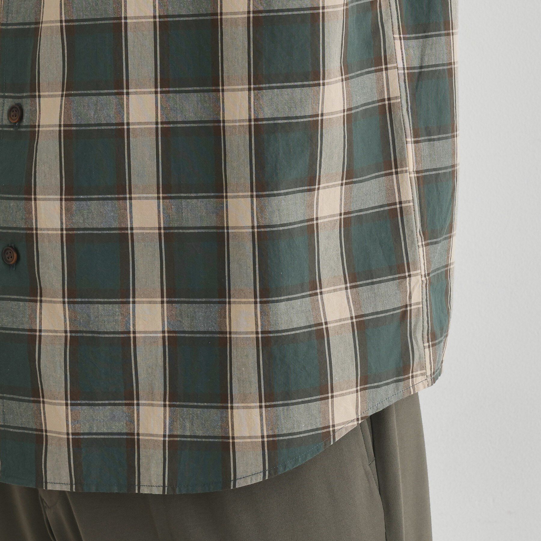 TAKEO KIKUCHI「【LIMITED】ダークチェック長袖シャツ」|シャツ・ブラウス|