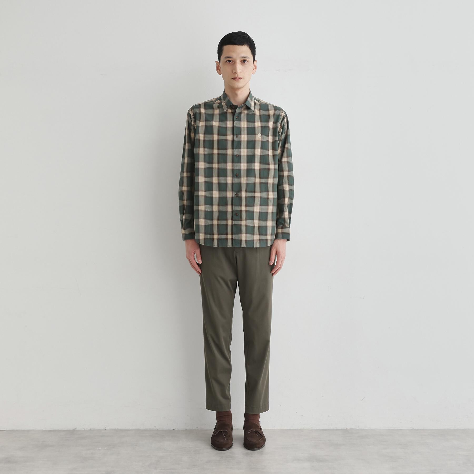 TAKEO KIKUCHI「【LIMITED】ダークチェック長袖シャツ」|シャツ・ブラウス|