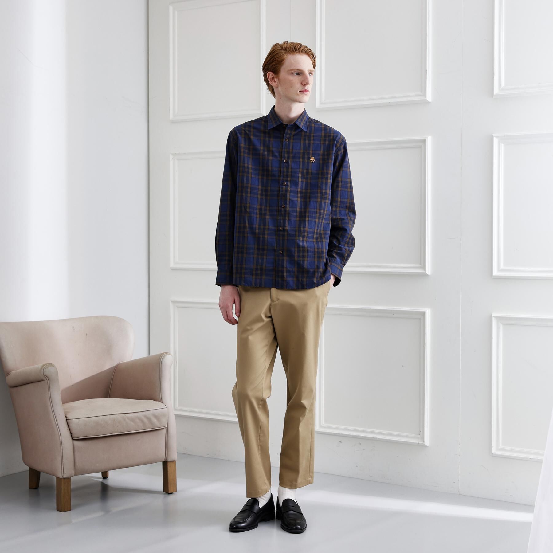 TAKEO KIKUCHI「【LIMITED】ダークチェック長袖シャツ」|シャツ・ブラウス|