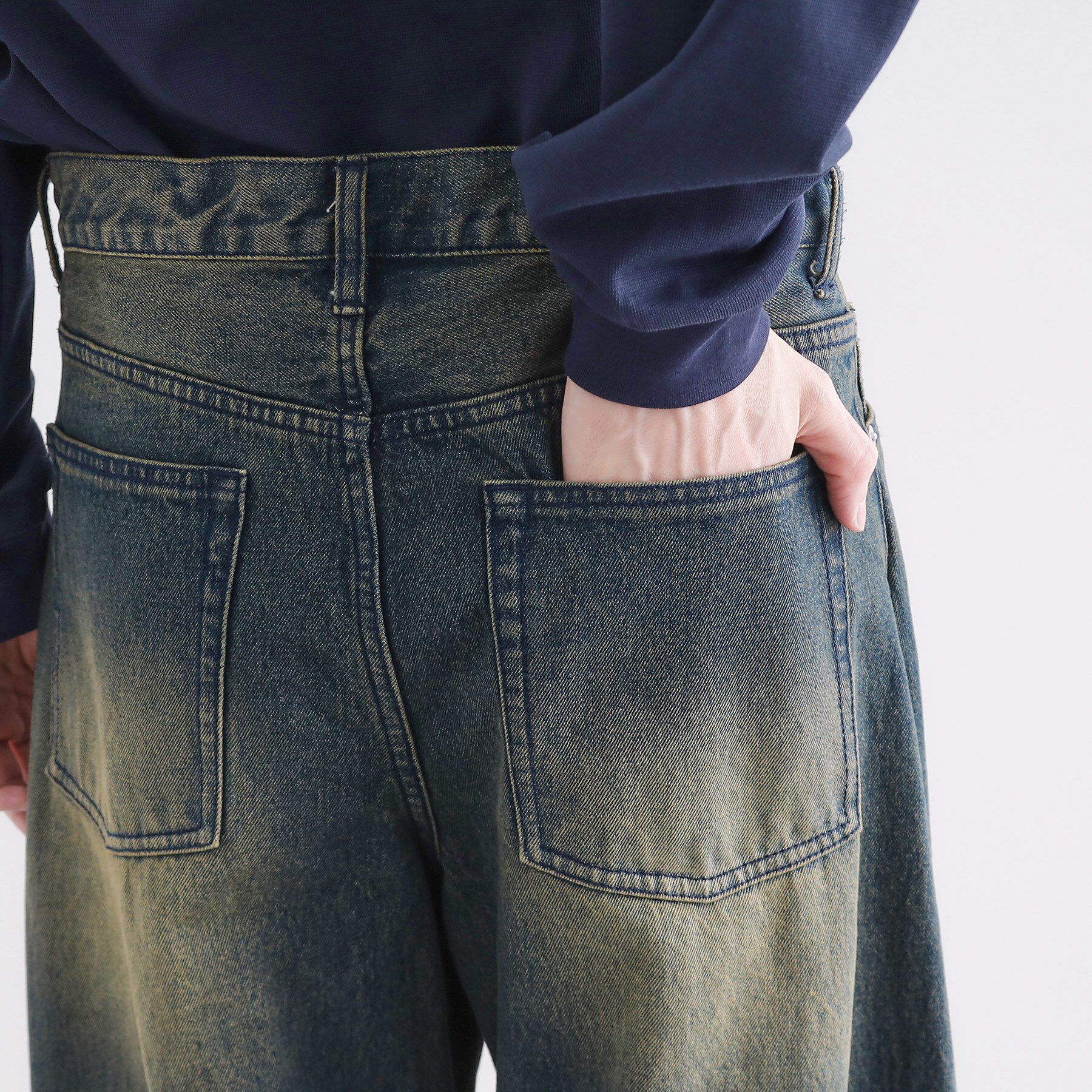 tk.TAKEO KIKUCHI「バレルシルエットパンツ（デニム＆カラーパンツ）」|その他|