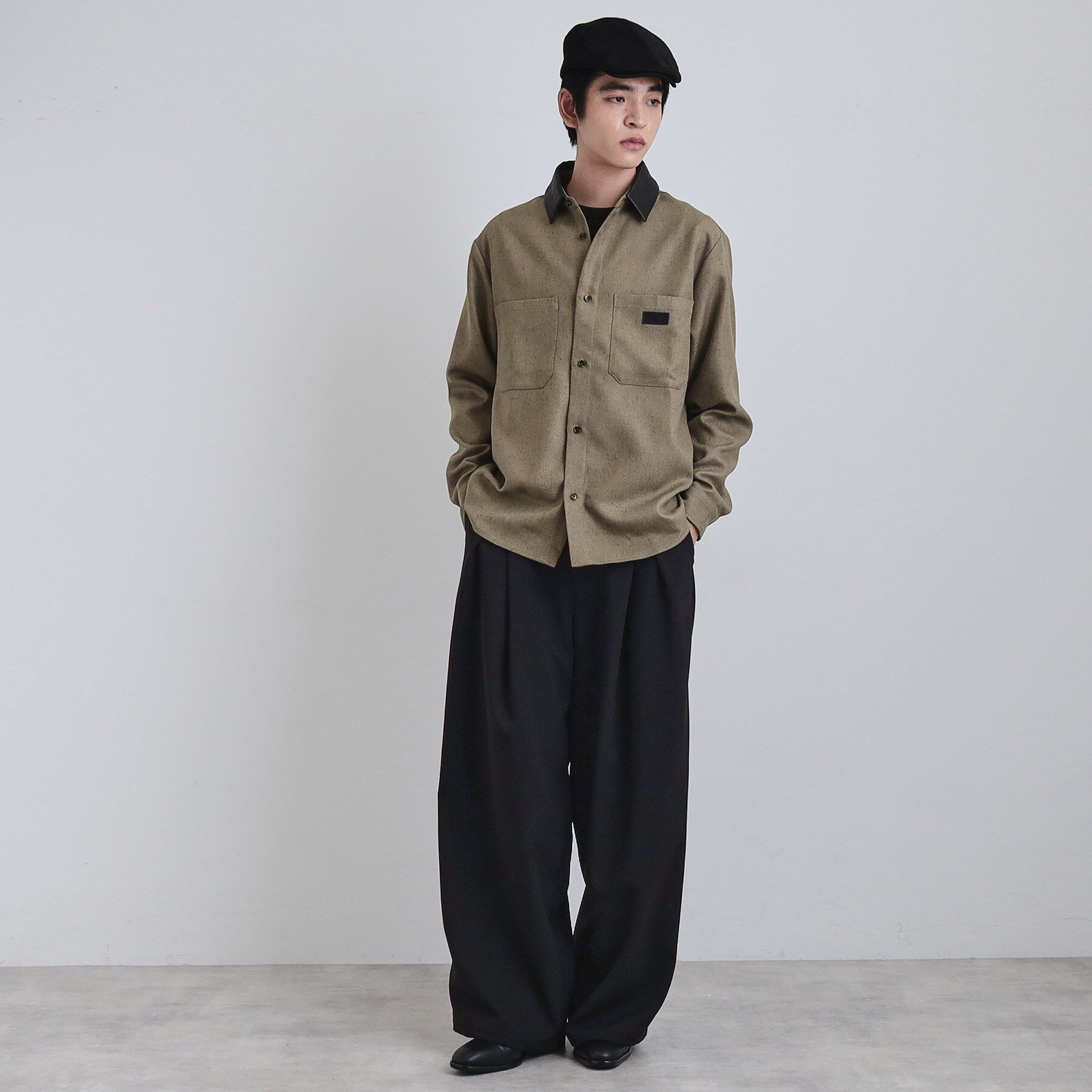 tk.TAKEO KIKUCHI「ヘリンボーンワーカーシャツ」|シャツ・ブラウス|