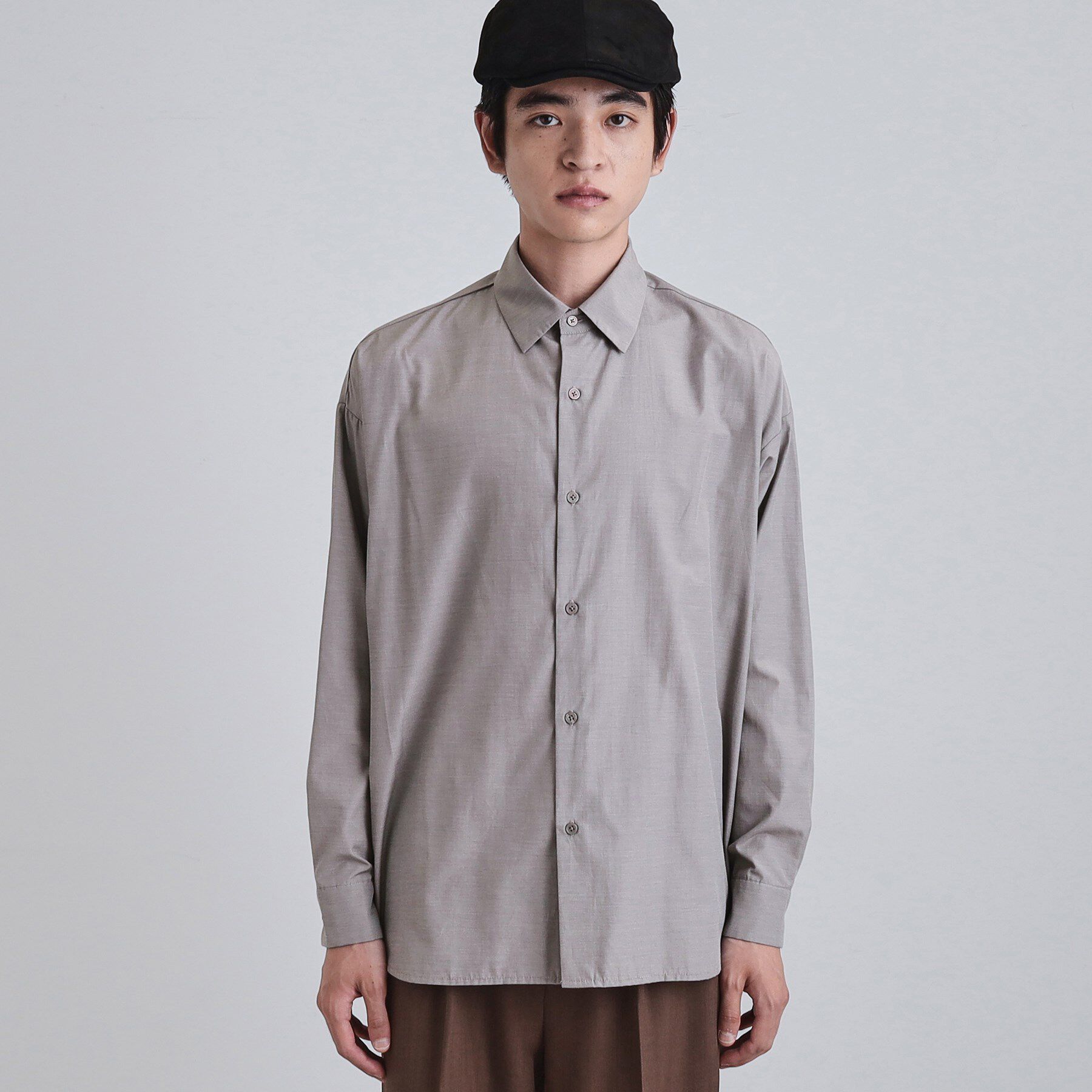 tk.TAKEO KIKUCHI「【ネクタイ付き】グランパシャツ」|シャツ・ブラウス|