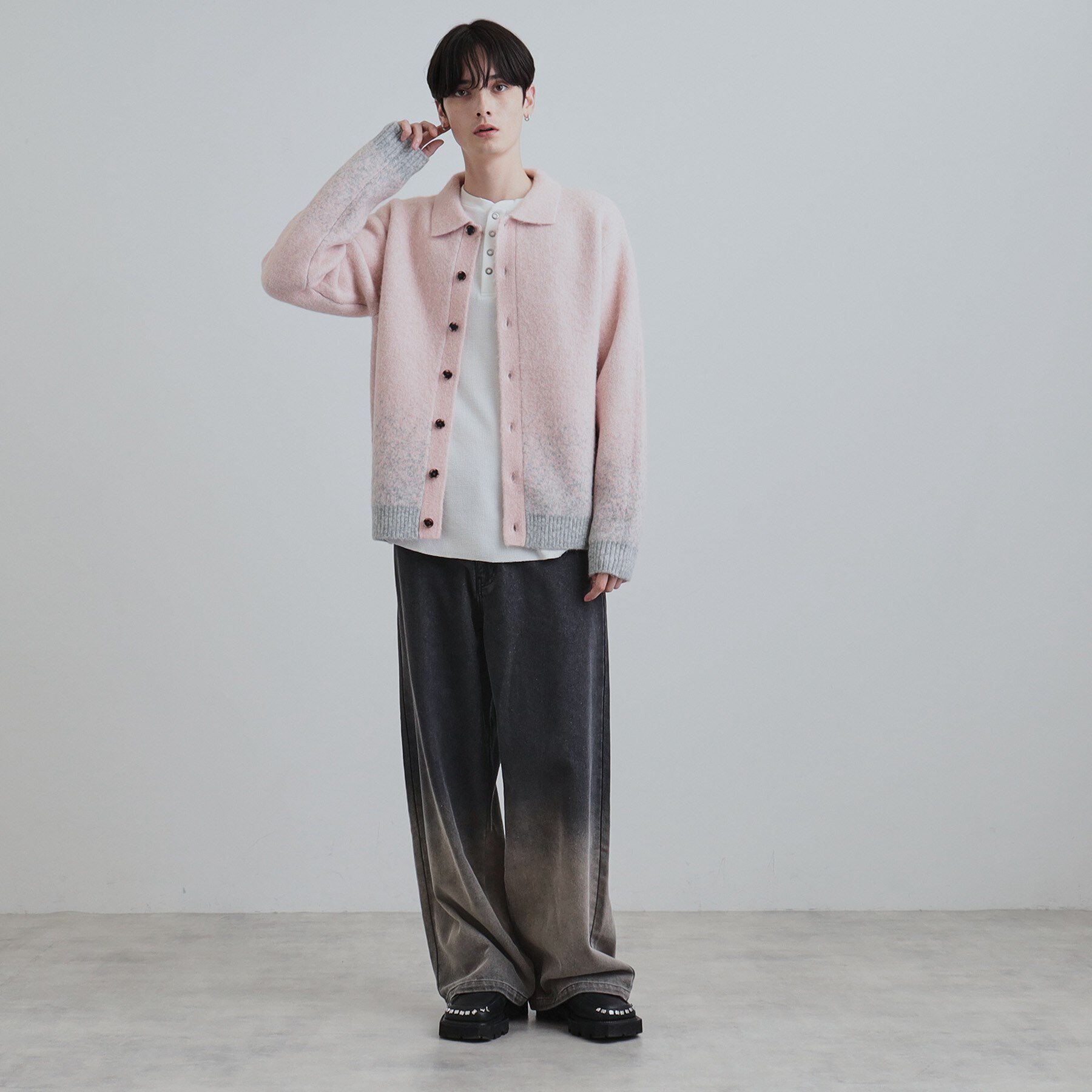 tk.TAKEO KIKUCHI「ミスティーシャギーカーディガン」|カーディガン|