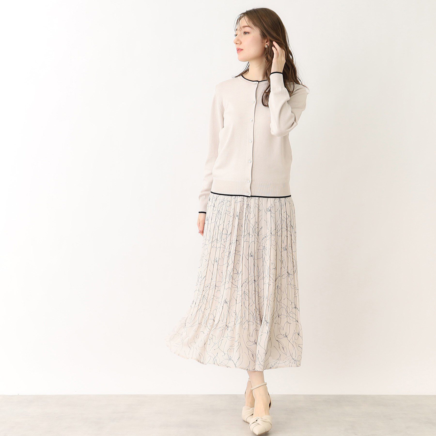 index「《新色追加》着丈が選べる！プリーツフレアスカート【イージーケア／防シワ／洗濯機洗い可】」|スカート|