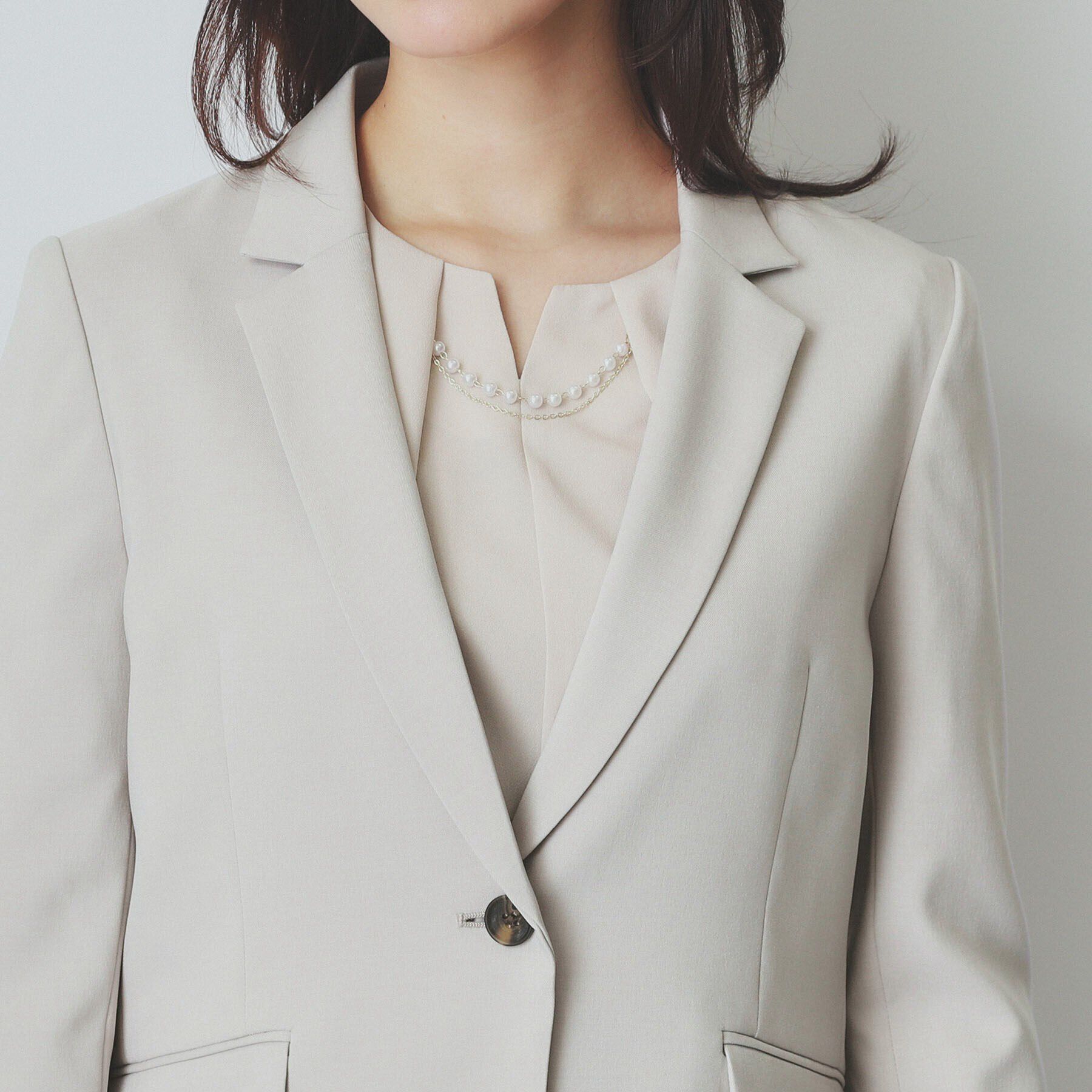 index「ドライタッチストレッチテーラードジャケット//セットアップ対応【洗濯機洗い可/イージーアイロン】」|テーラードジャケット|