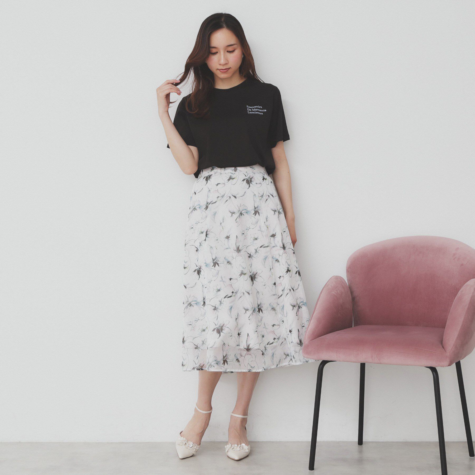 index「ロゴ刺繍Tシャツ【UV/接触冷感/洗濯機洗い可】」|Tシャツ・カットソー|