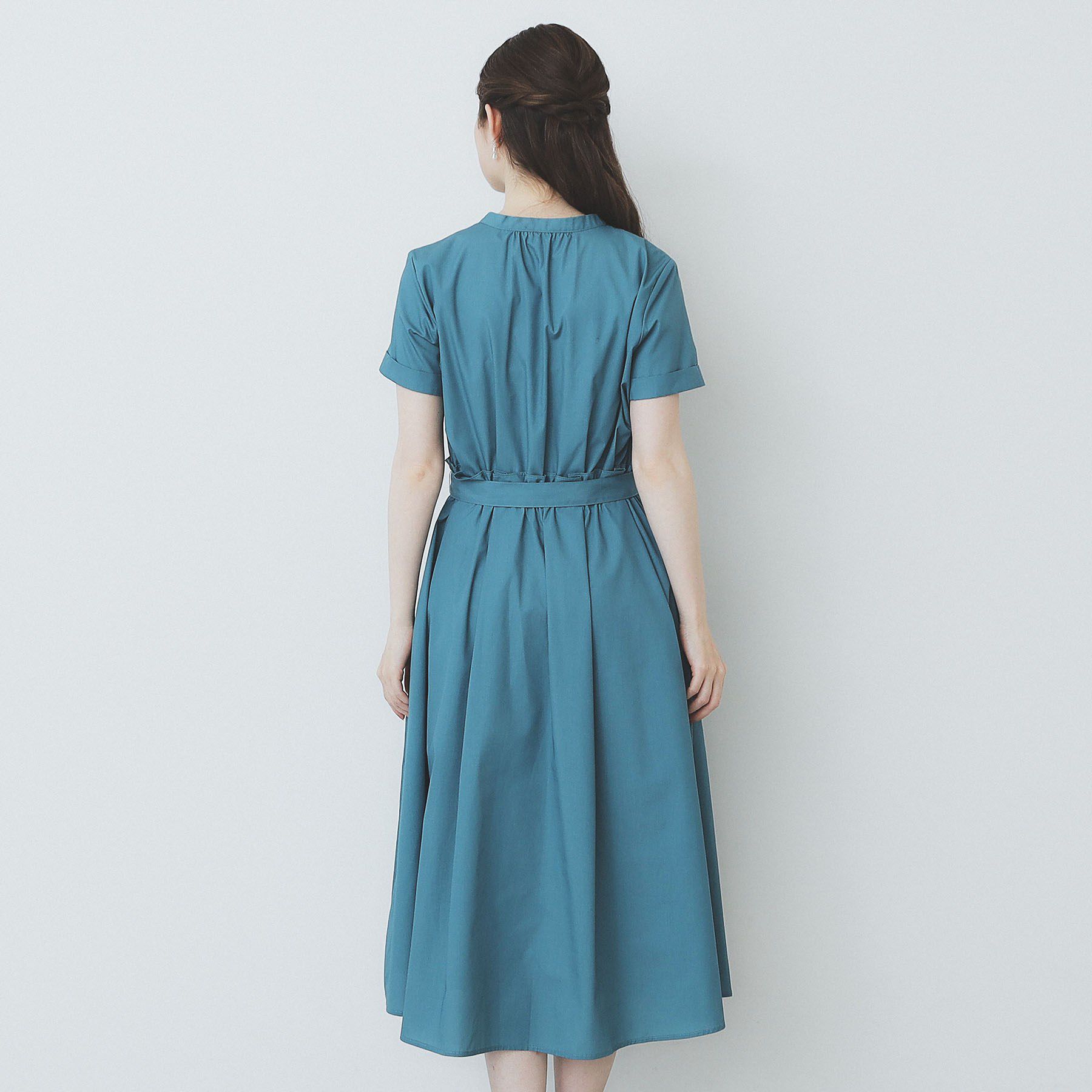 index「《andGIRL掲載》タックフレアワンピース【洗濯機洗い可/イージーアイロン】」|ワンピース|