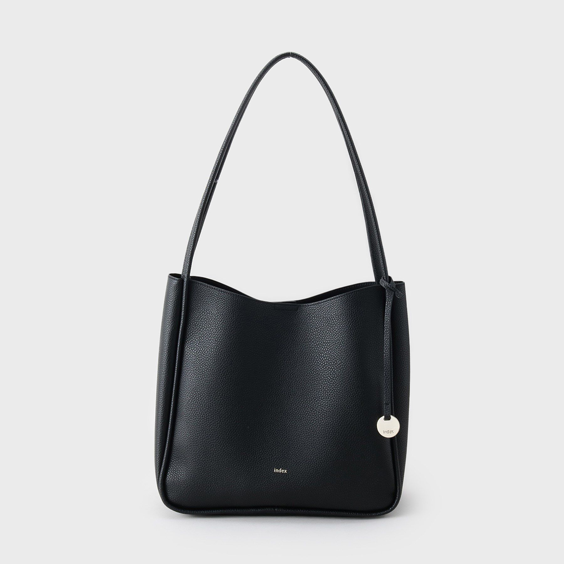 index「【A4サイズ収納可能】コインチャーム付きトートバッグ」|トートバッグ|