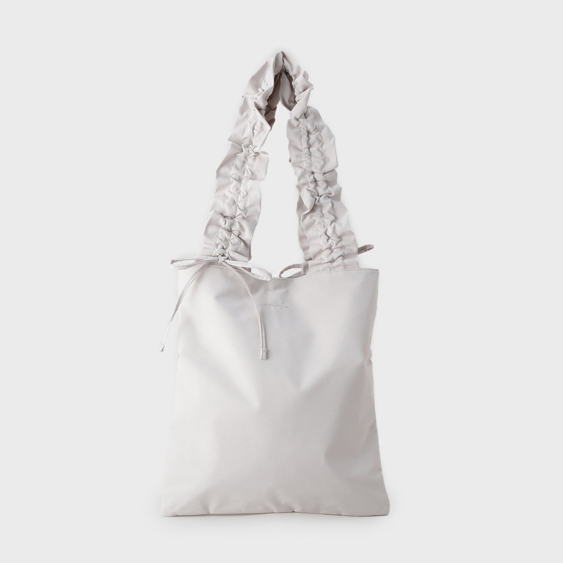 index「【A4サイズ収納可能】持ち手フリルトートバッグ」|トートバッグ|