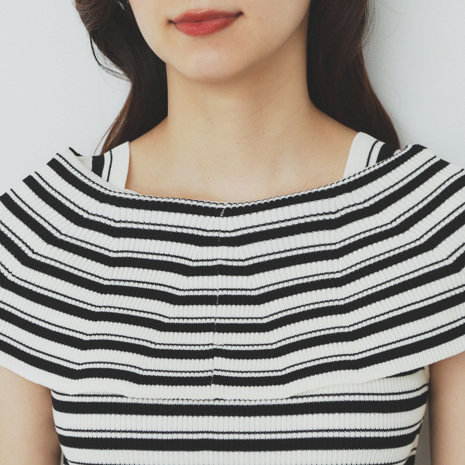 index「前後2wayオフショルビッグカラーニット【洗濯機洗い可/抗ピル】」|ニット・セーター|