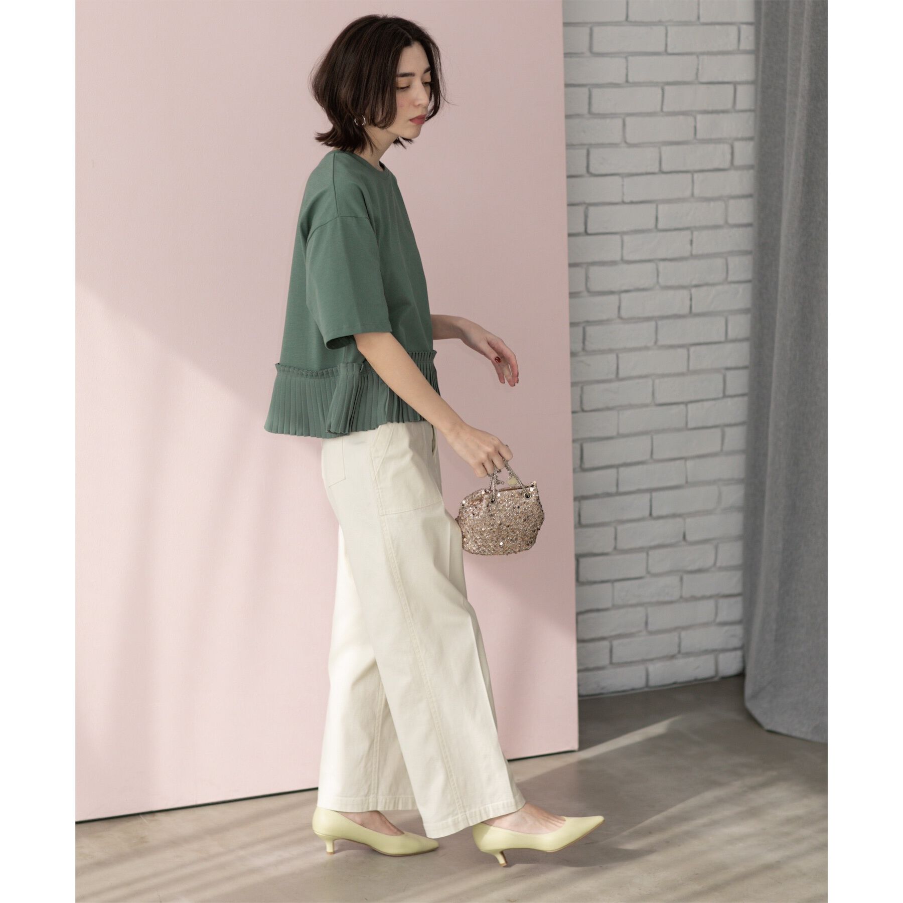 OPAQUE.CLIP「《S-LLサイズ》ストレッチベイカーワイドパンツ【洗濯機洗い可】」|その他|