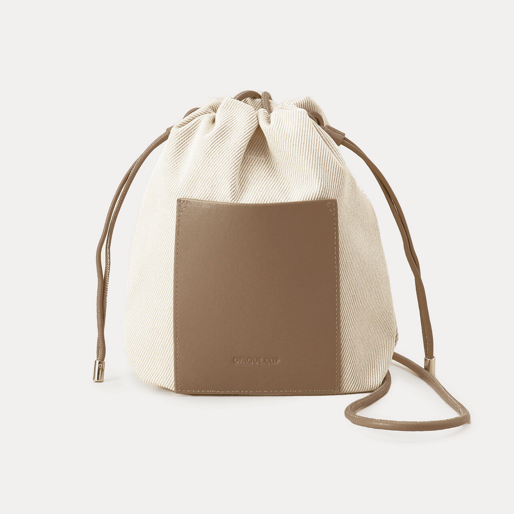 OPAQUE.CLIP「【長さ調整可能】巾着ドロストーリングミニショルダーバッグ」|ショルダー・メッセンジャー|