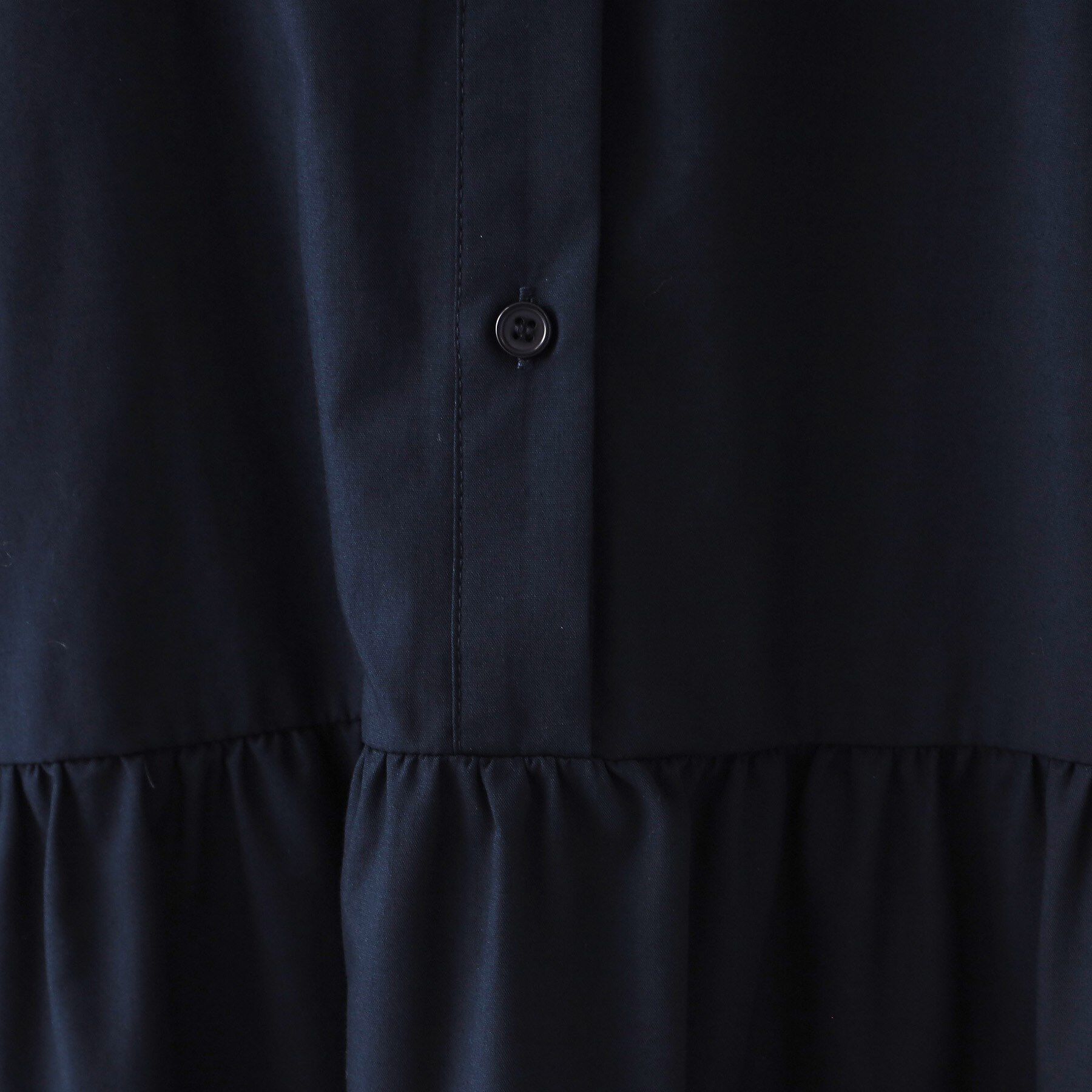 OPAQUE.CLIP「裾タックティアードシャツワンピース【洗濯機洗い可】」|ワンピース|