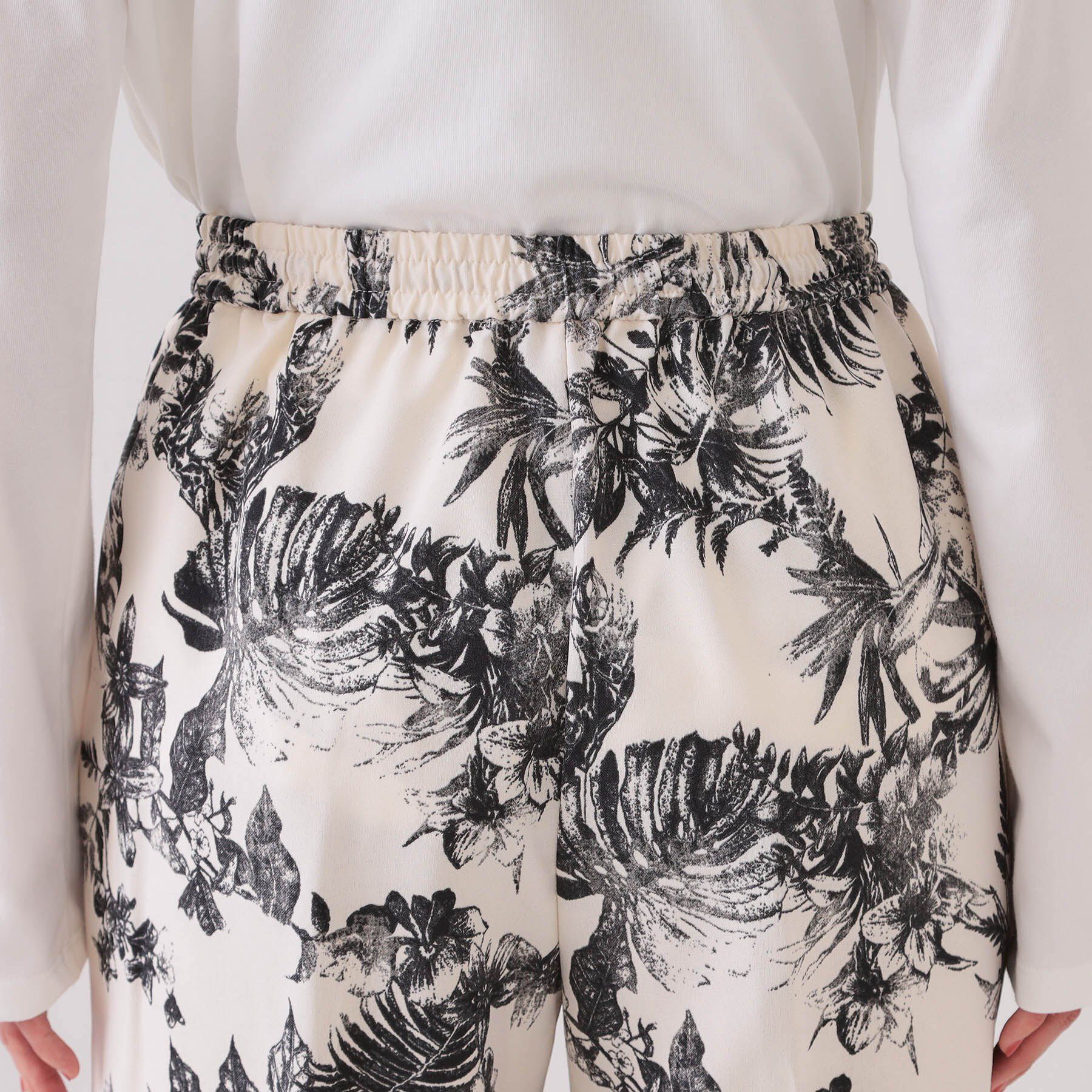 OPAQUE.CLIP「ボタニカルプリントイージーパンツ【洗濯機洗い可】」|その他|