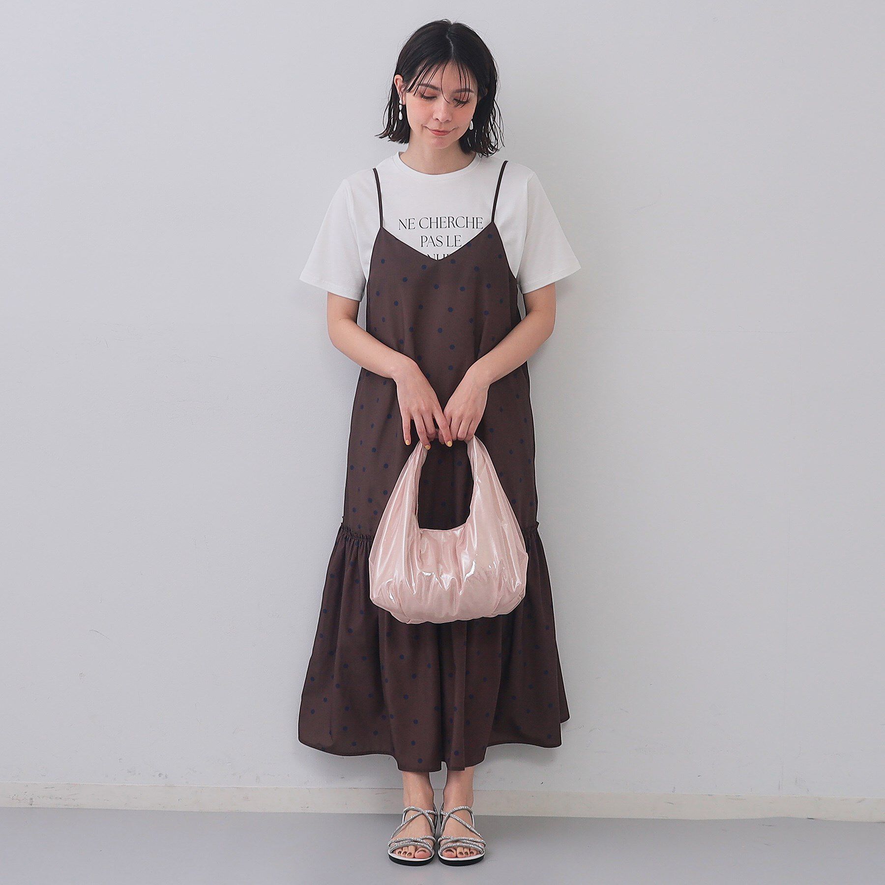 OPAQUE.CLIP「チュールレイヤードミドルショルダーバッグ」|ショルダー・メッセンジャー|