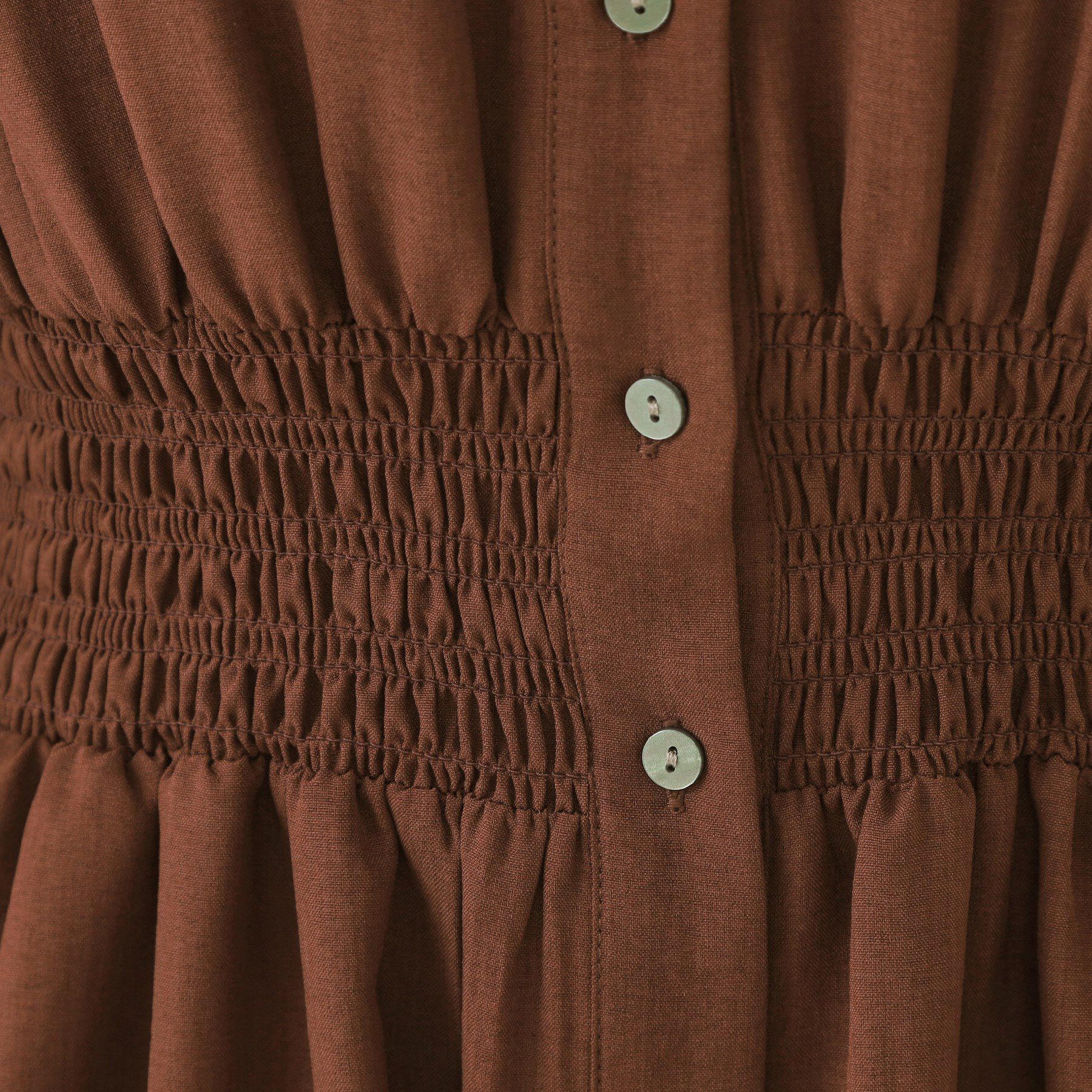 OPAQUE.CLIP「リネンライクスキッパーフィット＆フレアワンピース【洗濯機洗い可】」|ワンピース|