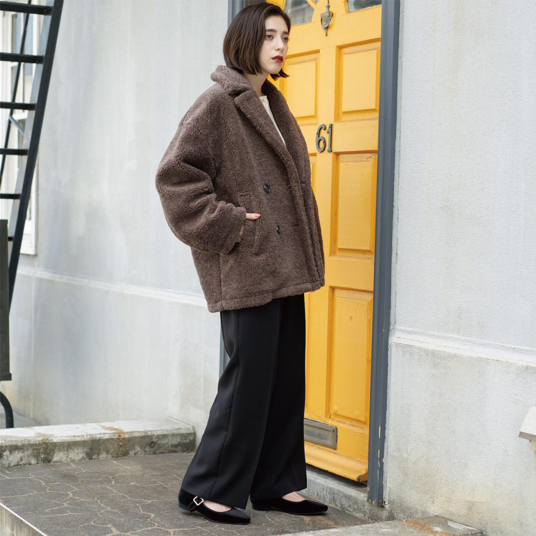 OPAQUE.CLIP「《SS-LLサイズ》ストレッチ美脚イージーワイドパンツ【防シワ/洗濯機洗い可】」|その他|