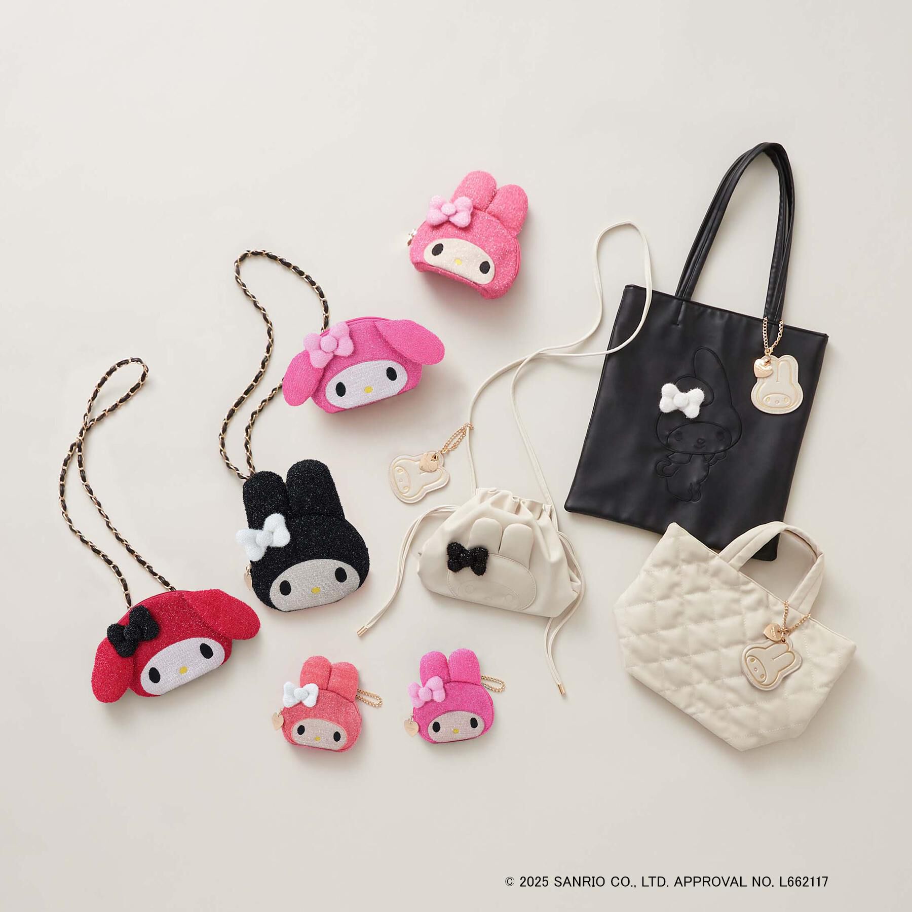 OPAQUE.CLIP「【マイメロディ】キルティングミドルトートバッグ」|トートバッグ|