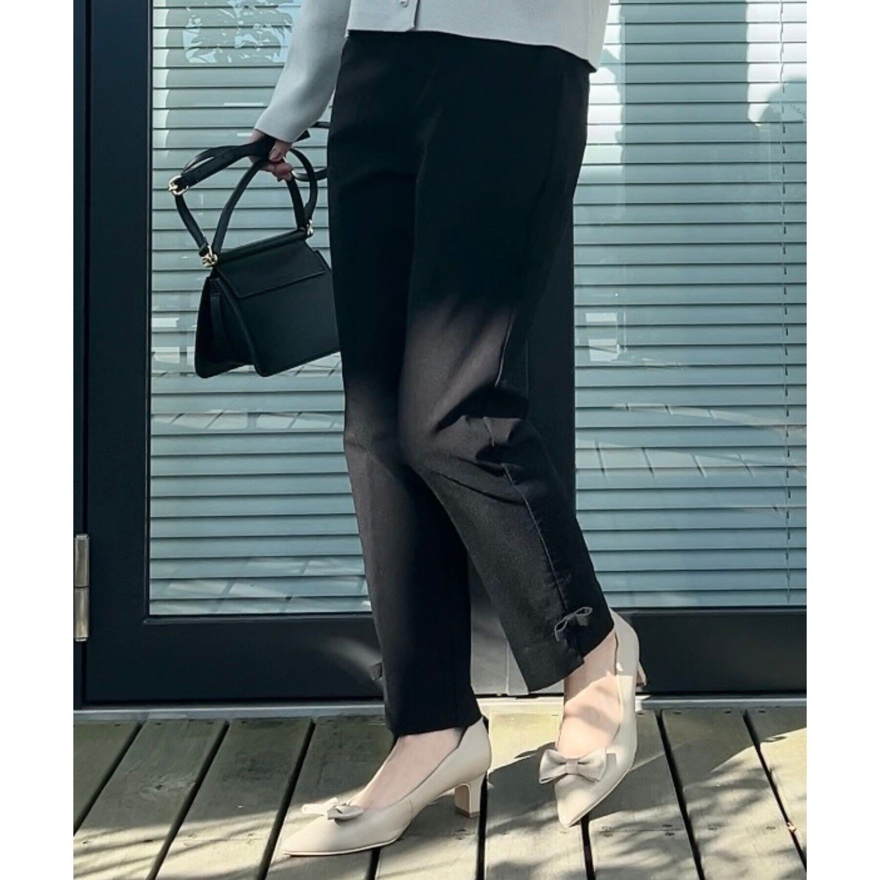 Couture broach「【ラクチンきれい見えパンツ】リボンハイパーストレッチパンツ」|その他|