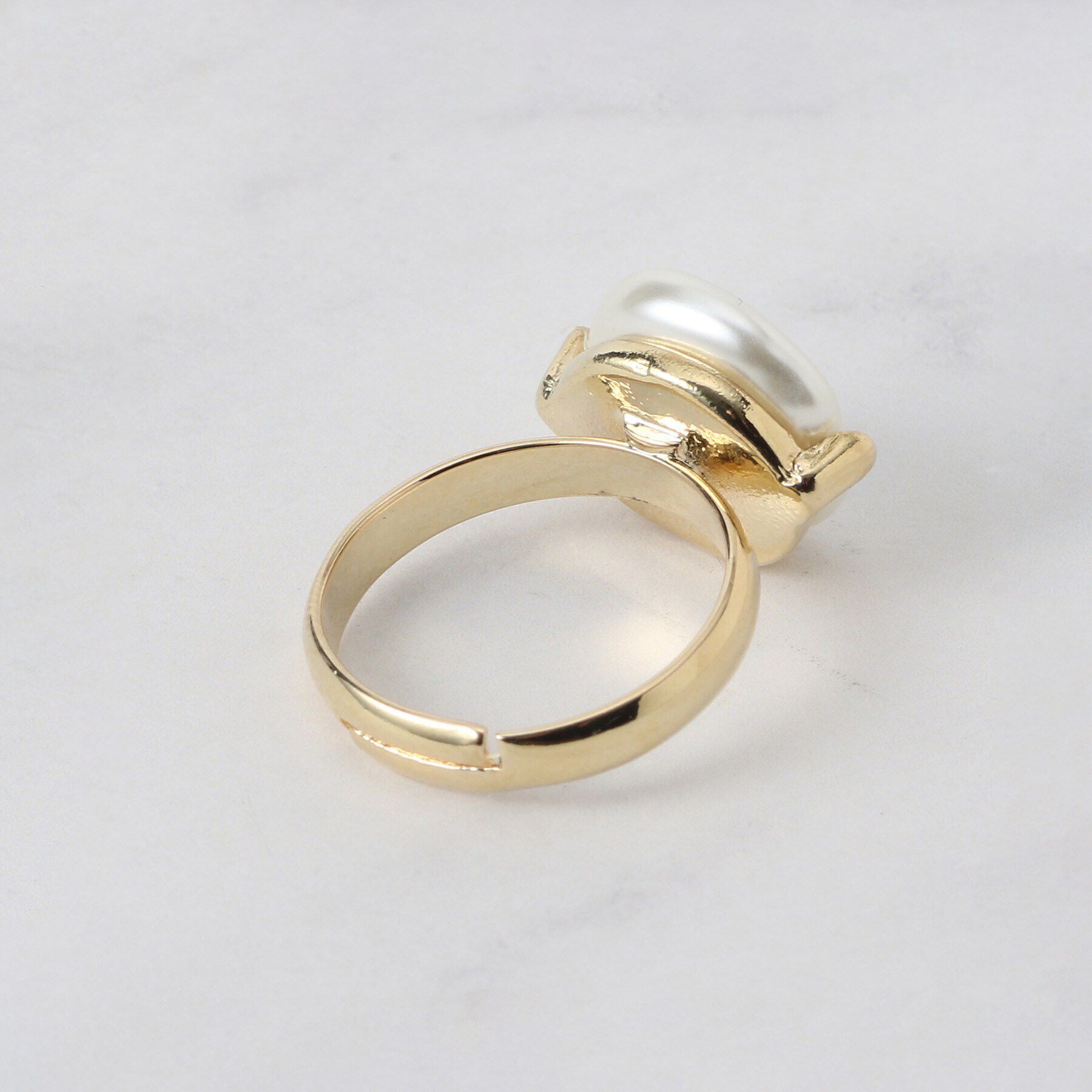 Couture broach「パール調モチーフリング」|リング|