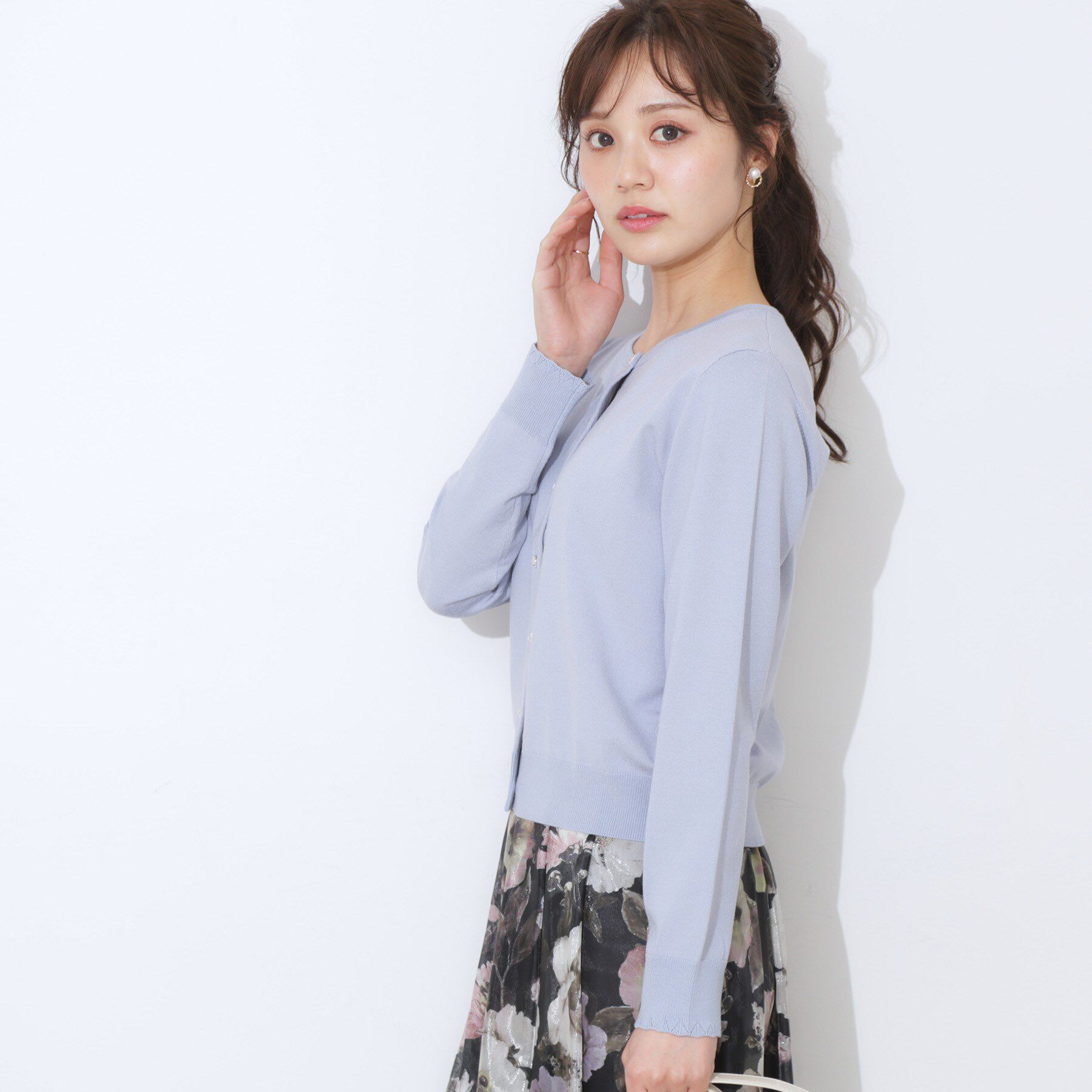 Couture broach「イロイロ釦ニットカーデ」|カーディガン|