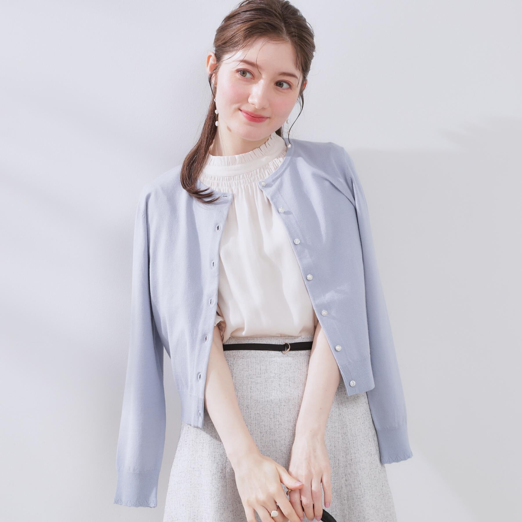 Couture broach「イロイロ釦ニットカーデ」|カーディガン|