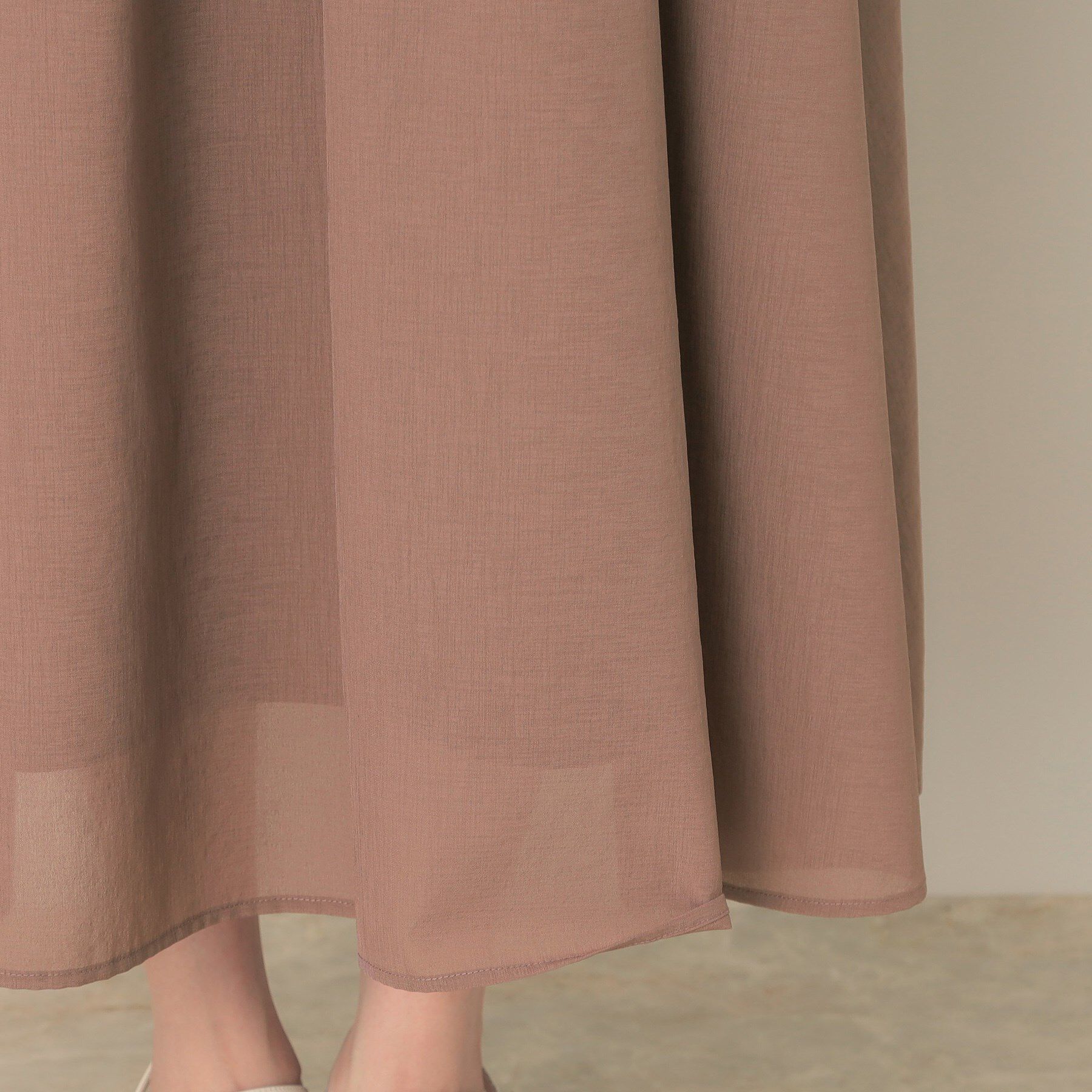 Couture broach「【きれいめ・シアー・通勤】パレットボイルロングスカート」|スカート|