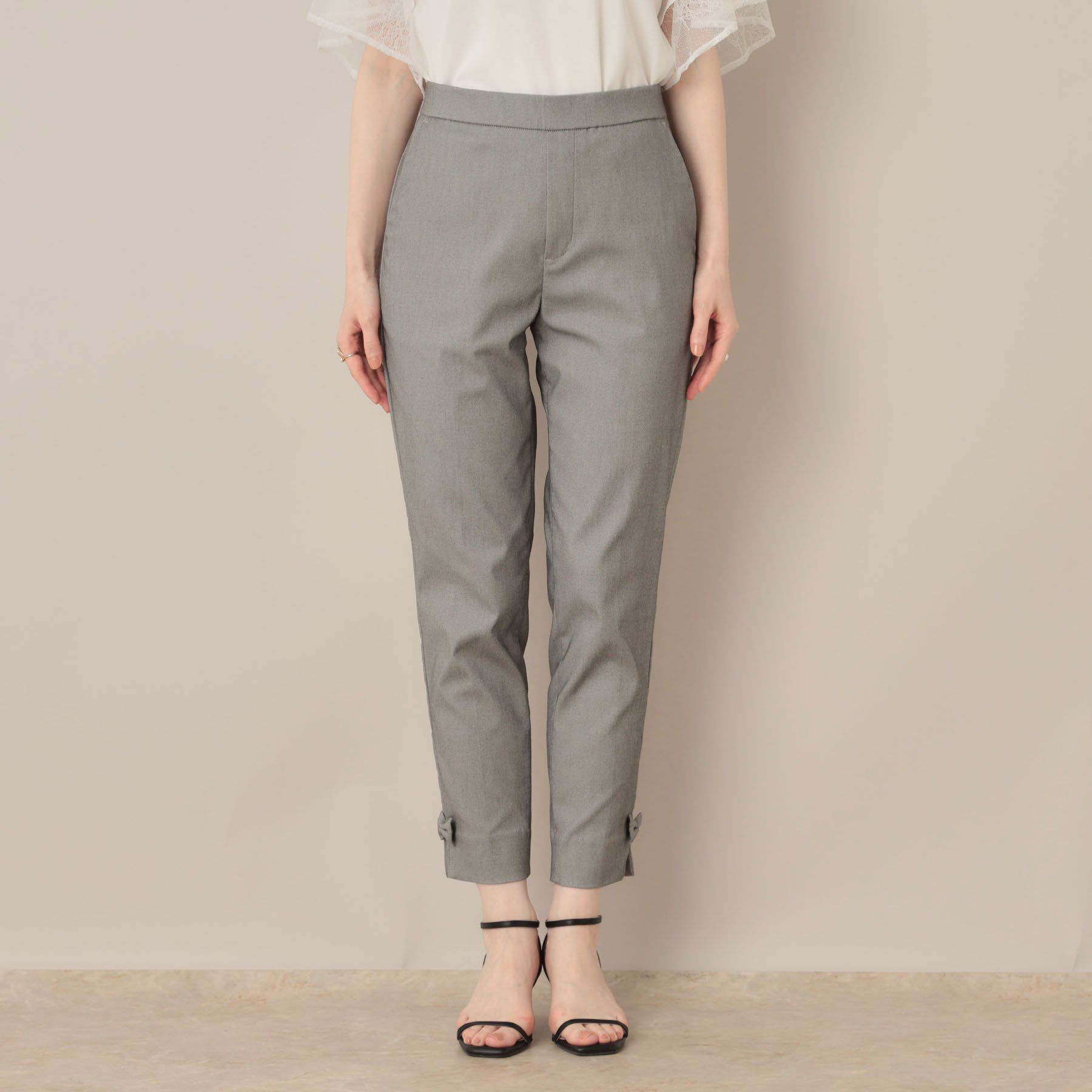 Couture broach「【らくちん・キレイ見え】リボンハイパーストレッチパンツ」|その他|