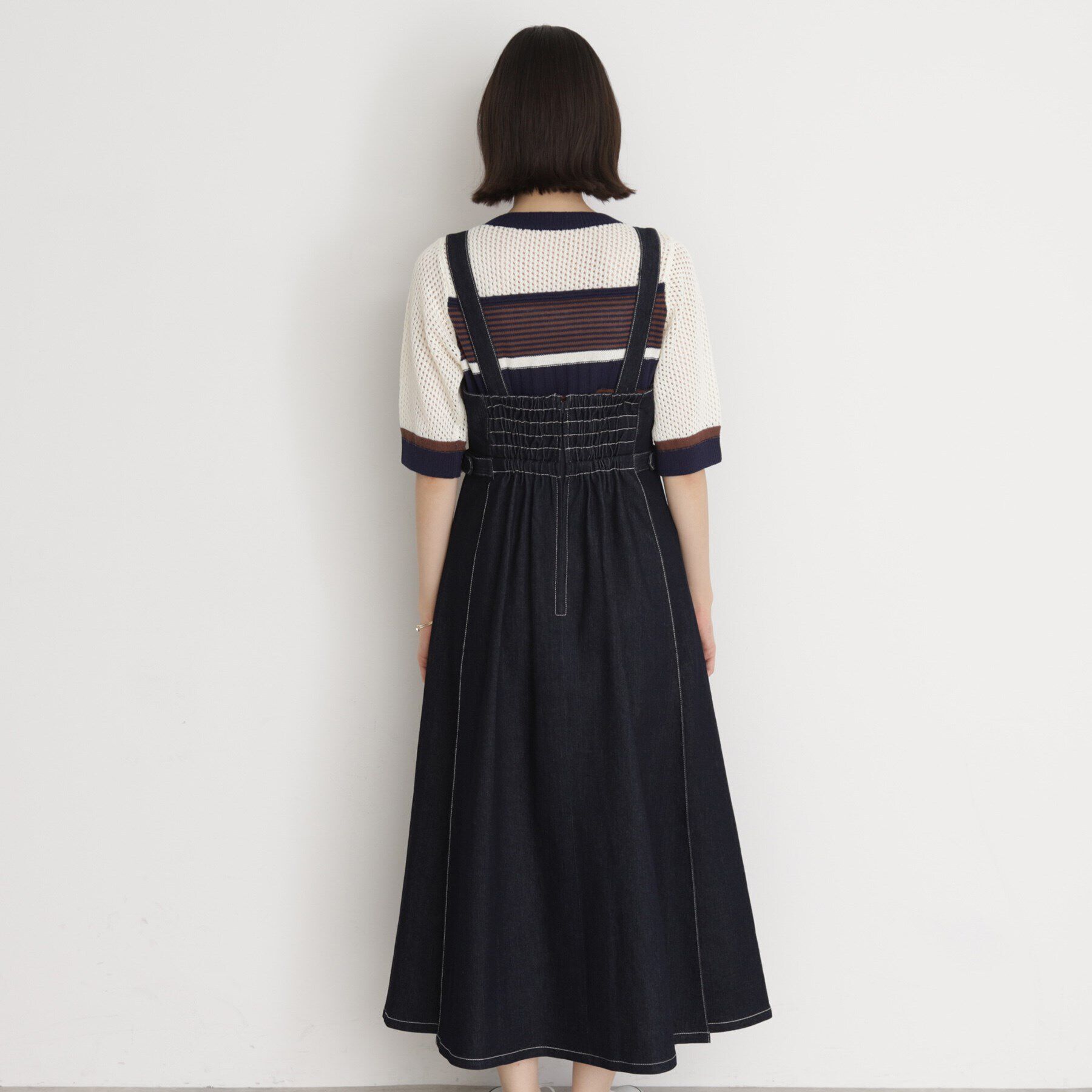 THE SHOP TK「デニムジャンスカ」|ワンピース|