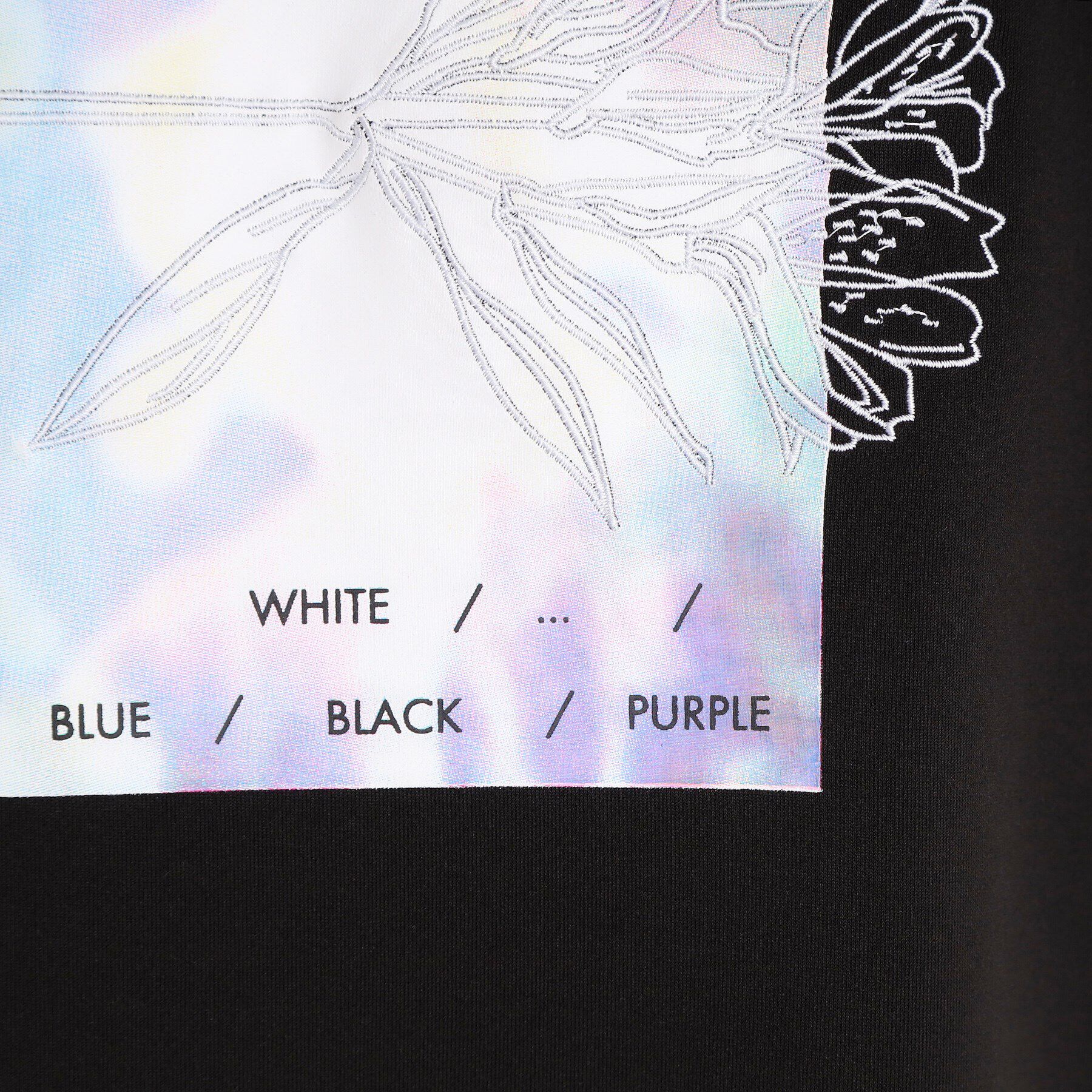 THE SHOP TK「フラワー刺繍＋グラフィックロングTシャツ」|Tシャツ・カットソー|