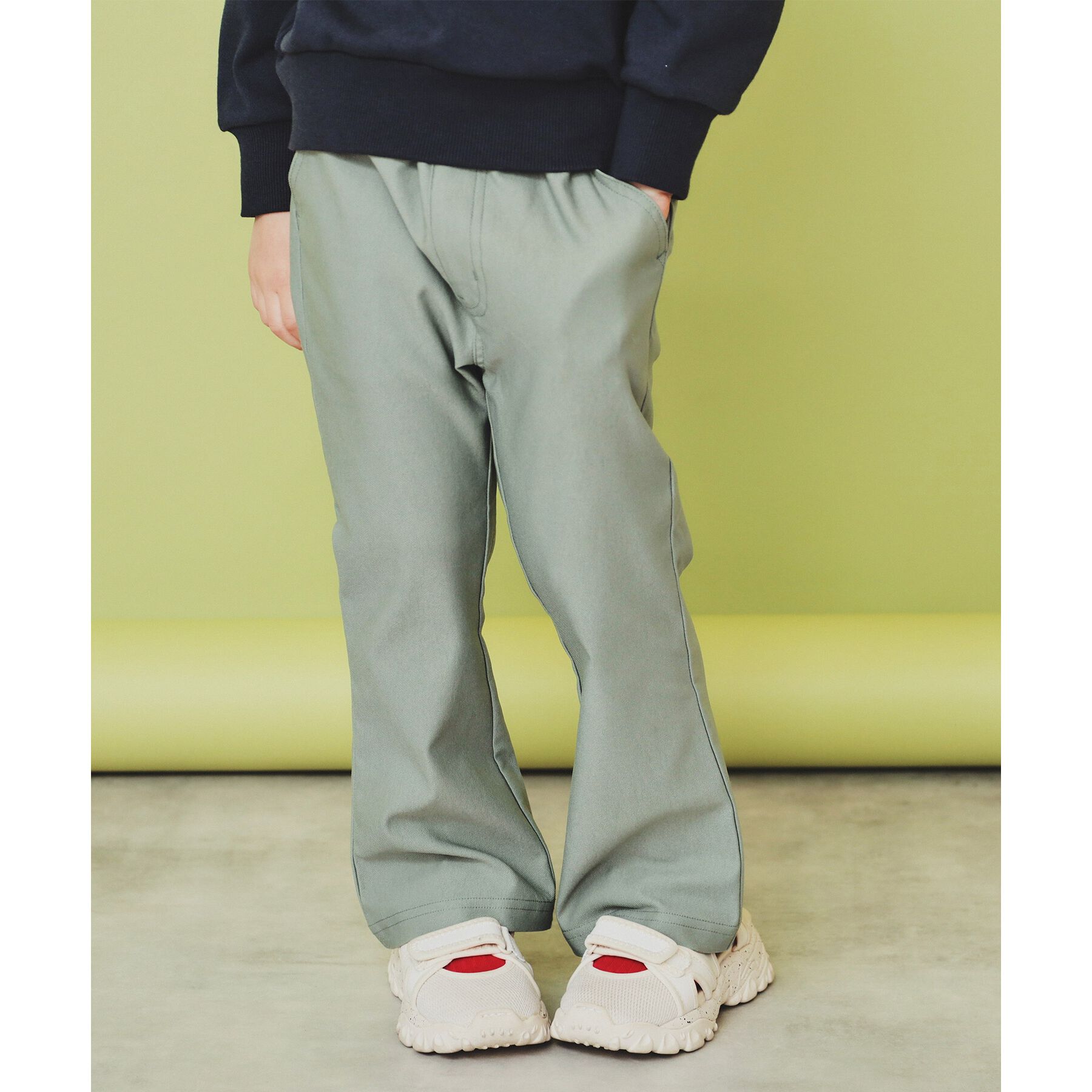 THE SHOP TK「【110-150】のびーるフレアパンツ/洗濯機OK」|その他|