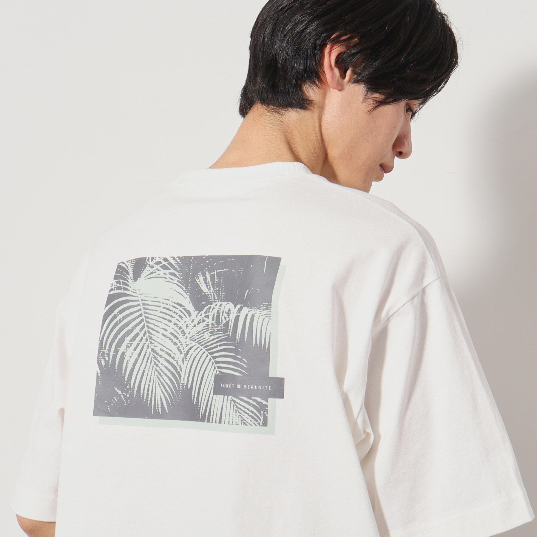 THE SHOP TK「【Begin6月号掲載】オーガニックコットンプリント半袖Tシャツ」|Tシャツ・カットソー|オフホワイト(603