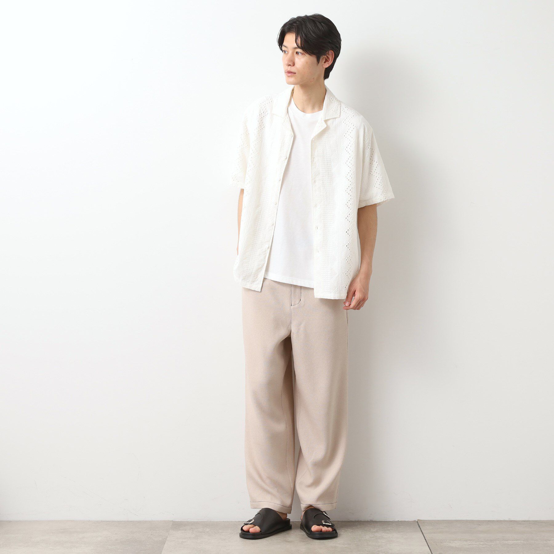 THE SHOP TK「インド刺繍半袖シャツ　【親子リンク/洗濯機OK】」|シャツ・ブラウス|