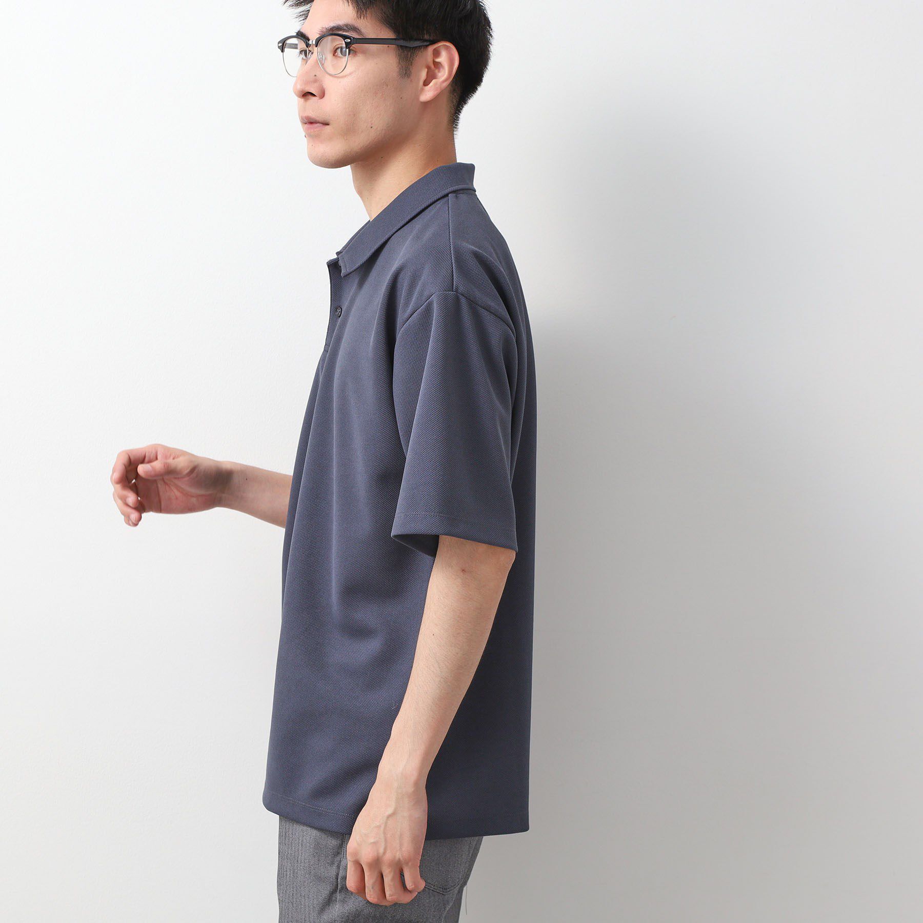 THE SHOP TK「ドライタッチカノコポロシャツ 【洗濯機OK/さらさら】」|ポロシャツ|