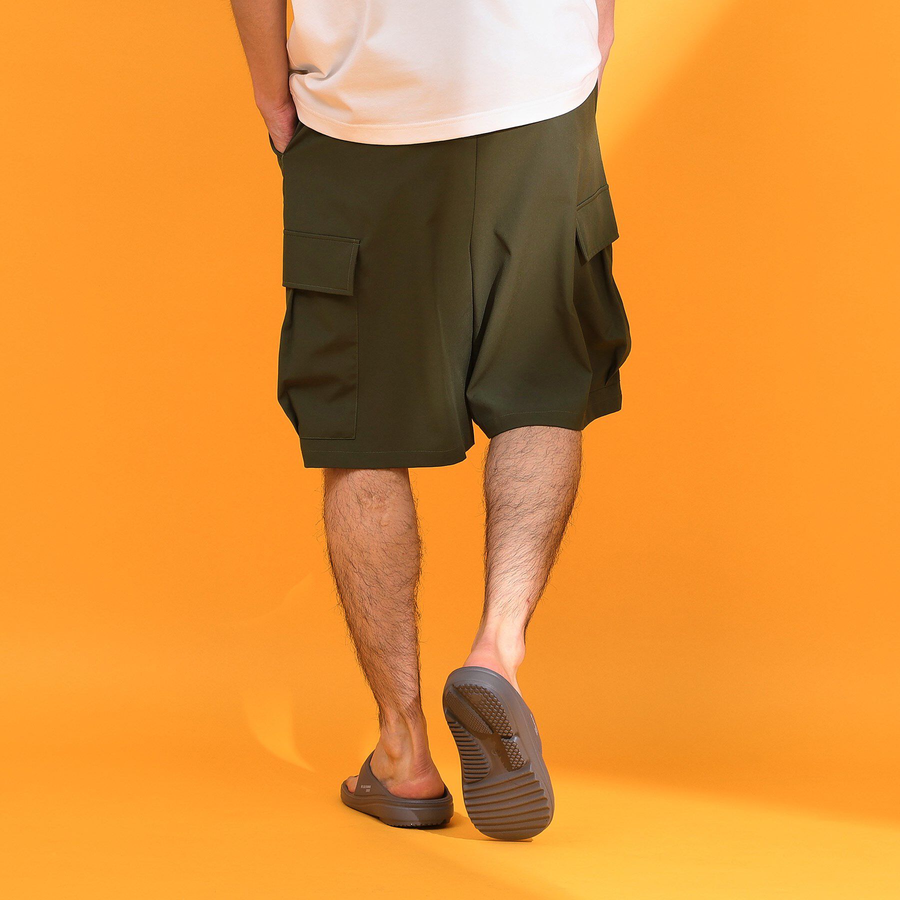 THE SHOP TK「mizugiwa水陸両用カーゴショートパンツ 【接触冷感/UVカット/吸水速乾/洗濯機OK】」|その他|