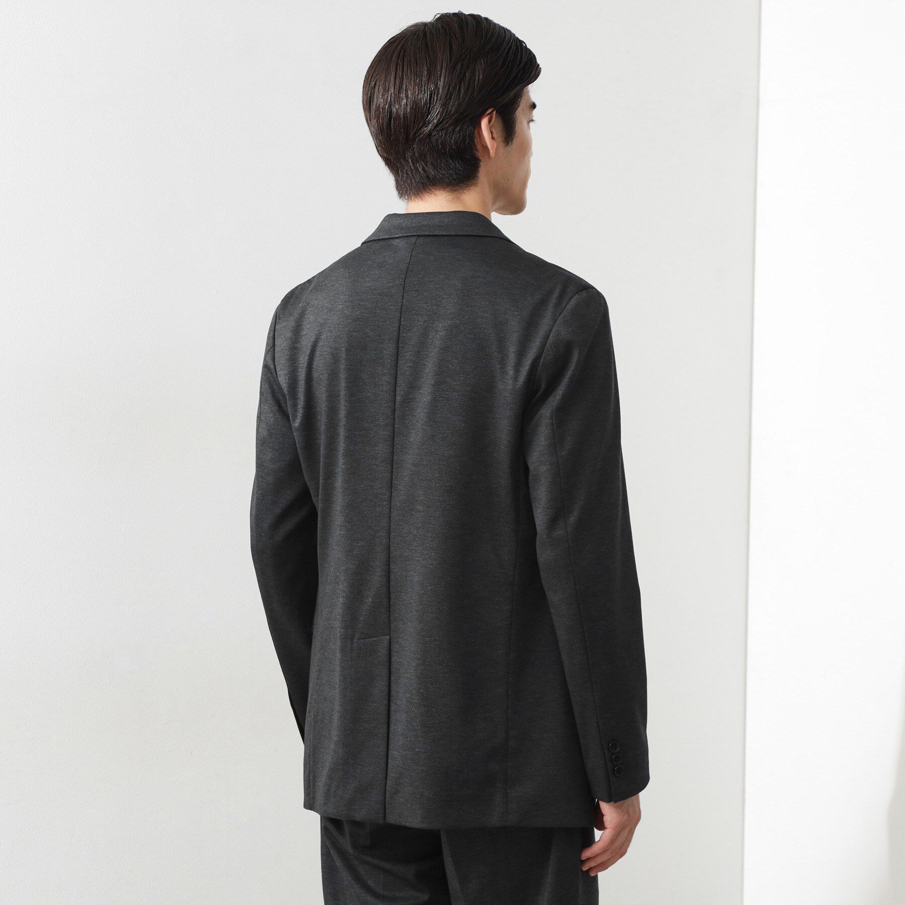 THE SHOP TK「ライトTRジャージジャケット【洗濯機OK/毛玉ができにくい/ストレッチ/セットアップ可】」|テーラードジャケット|