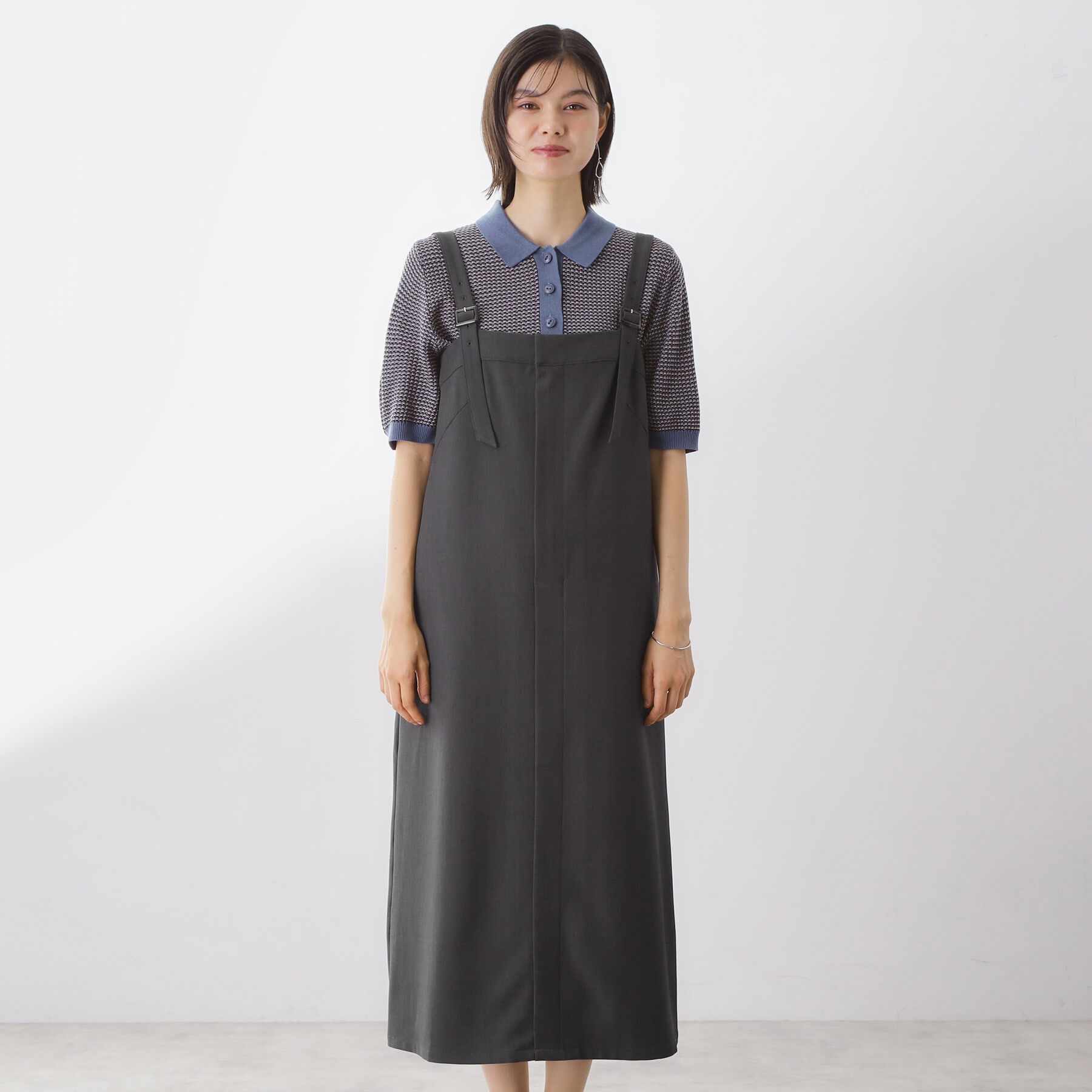 THE SHOP TK「ナローストラップジャンスカ」|ワンピース|