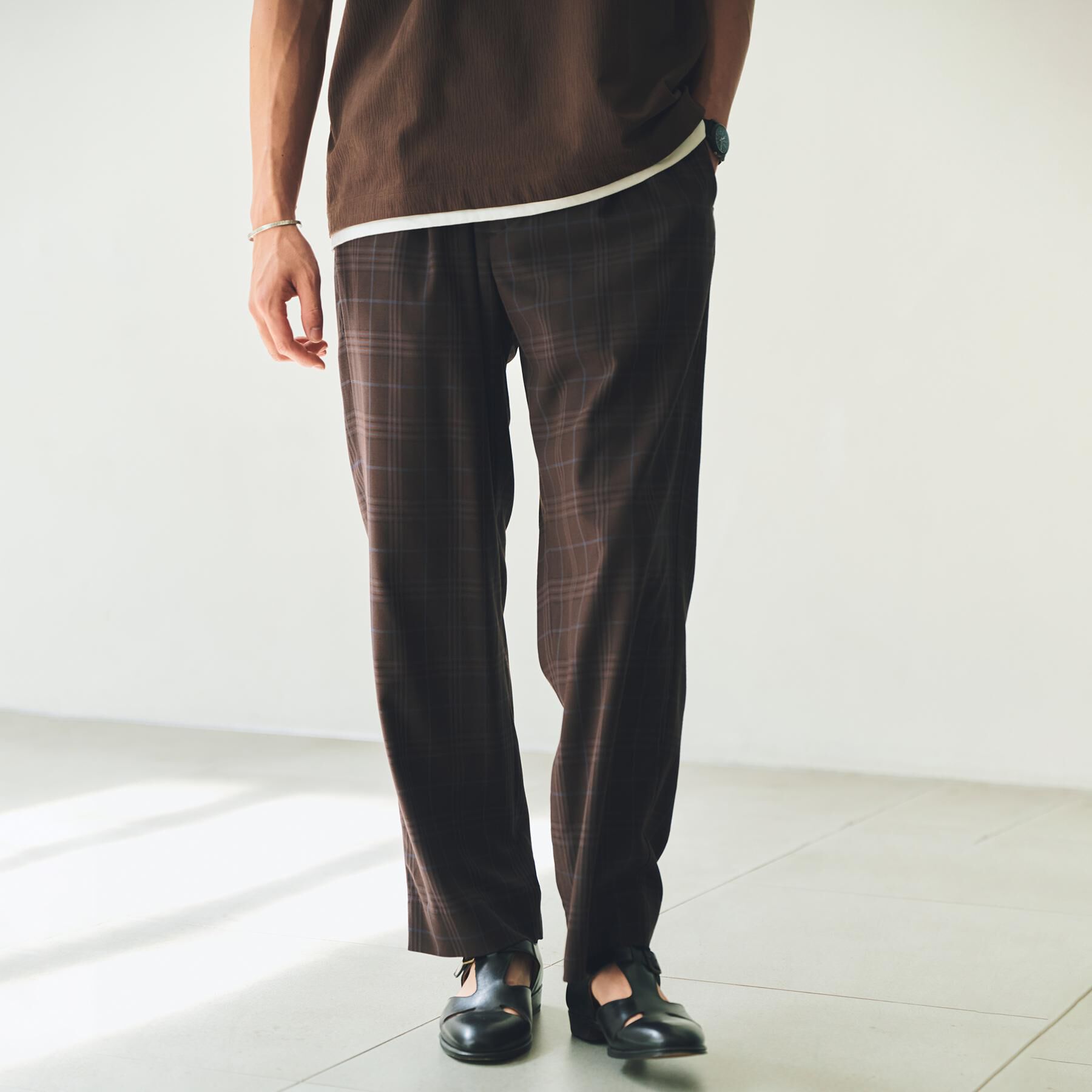 THE SHOP TK「セミワイドイージーパンツ【洗濯機OK】」|その他|