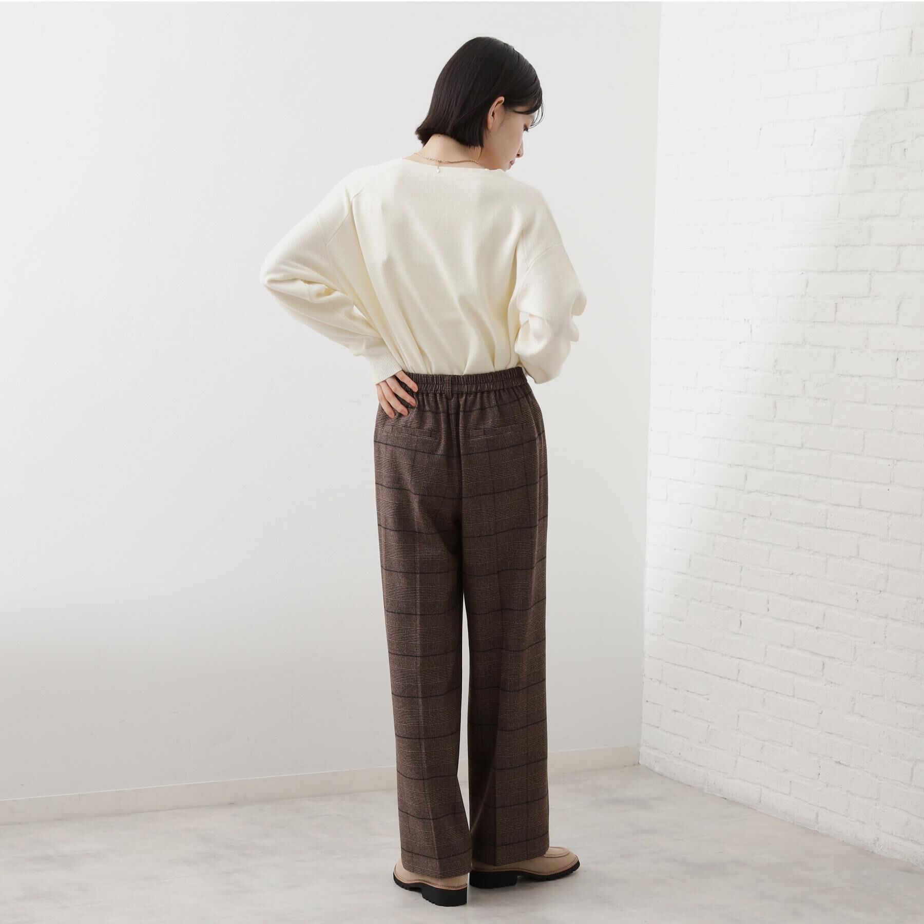 THE SHOP TK「【着丈選べる/XS～XLサイズ】あったか裏起毛ワイドパンツ」|その他|