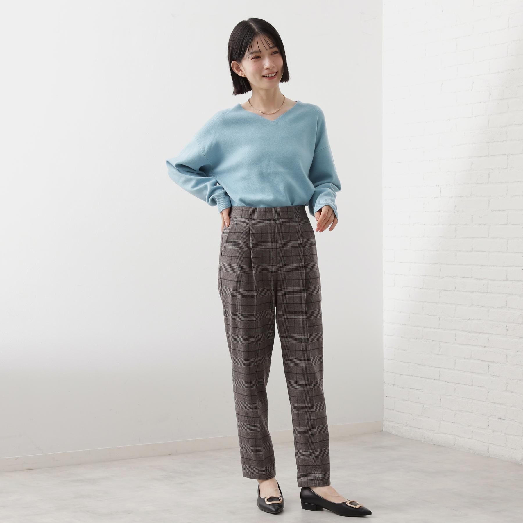 THE SHOP TK「【着丈選べる/XS～XLサイズ】あったか裏起毛テーパードパンツ」|その他|