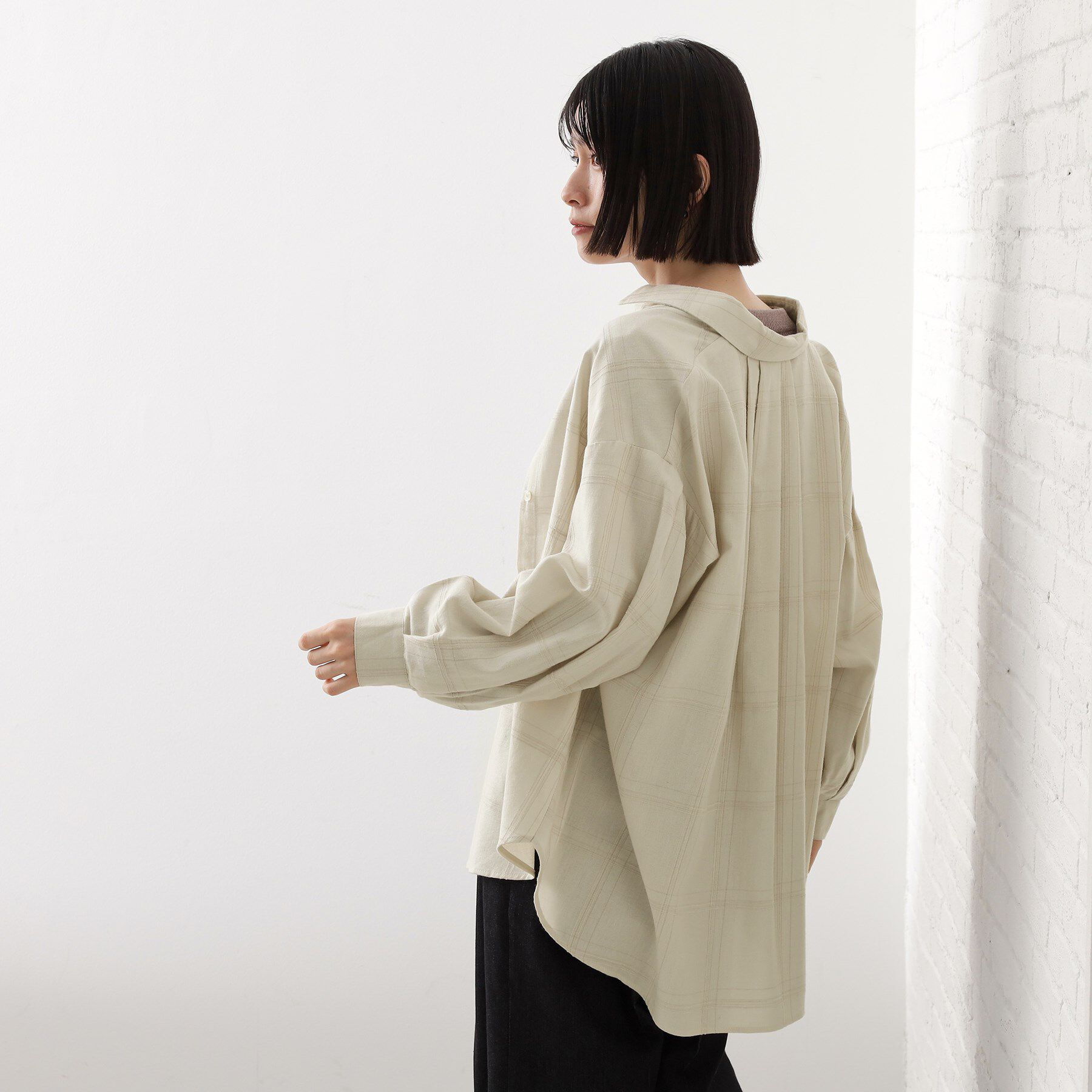 THE SHOP TK「インしてる風にも着られるチェックシャツ」|シャツ・ブラウス|